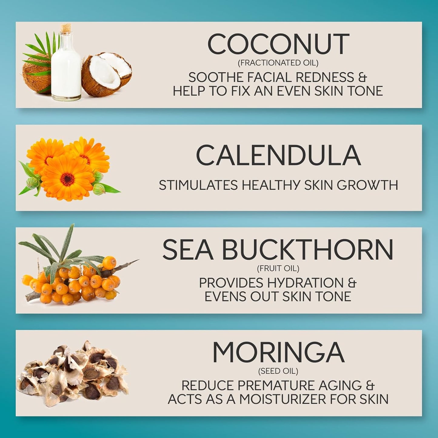 All Good Rejuvenating Body Serum for Men & Women - Calendula, Moringa, Sea Buckthorn & Essential Oils - Lightweight, Moisturizer & Replenishing Serum - Made in USA - 3oz (Coconut)