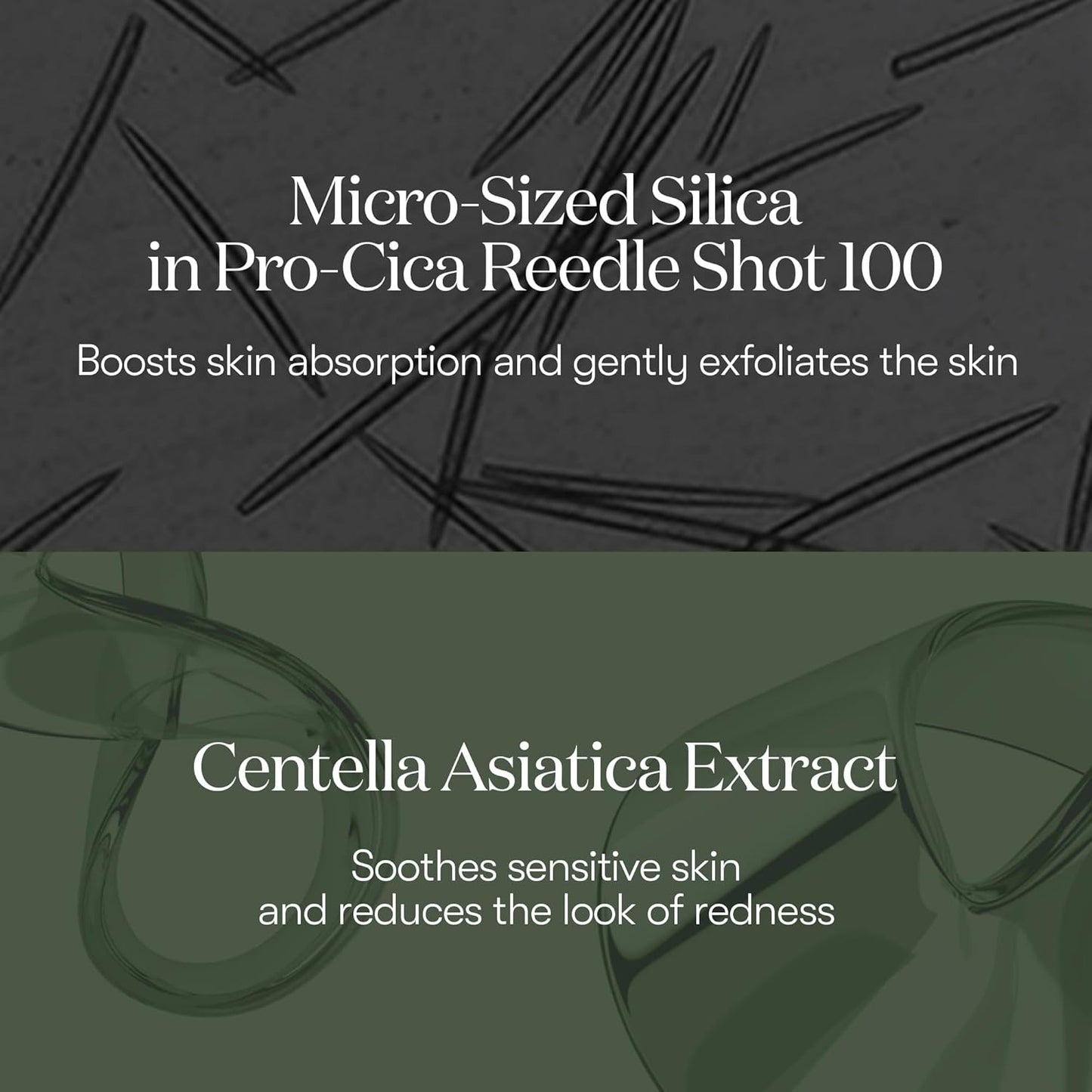 VT COSMETICS Pro Cica Reedle Shot 100 2-Step Hydrogel Mask(34.5gx4ea), Intensive Calming, Exosome Centella Asiatica, Blemish Relief, Overnight Melting Mask, Korean Facial Mask