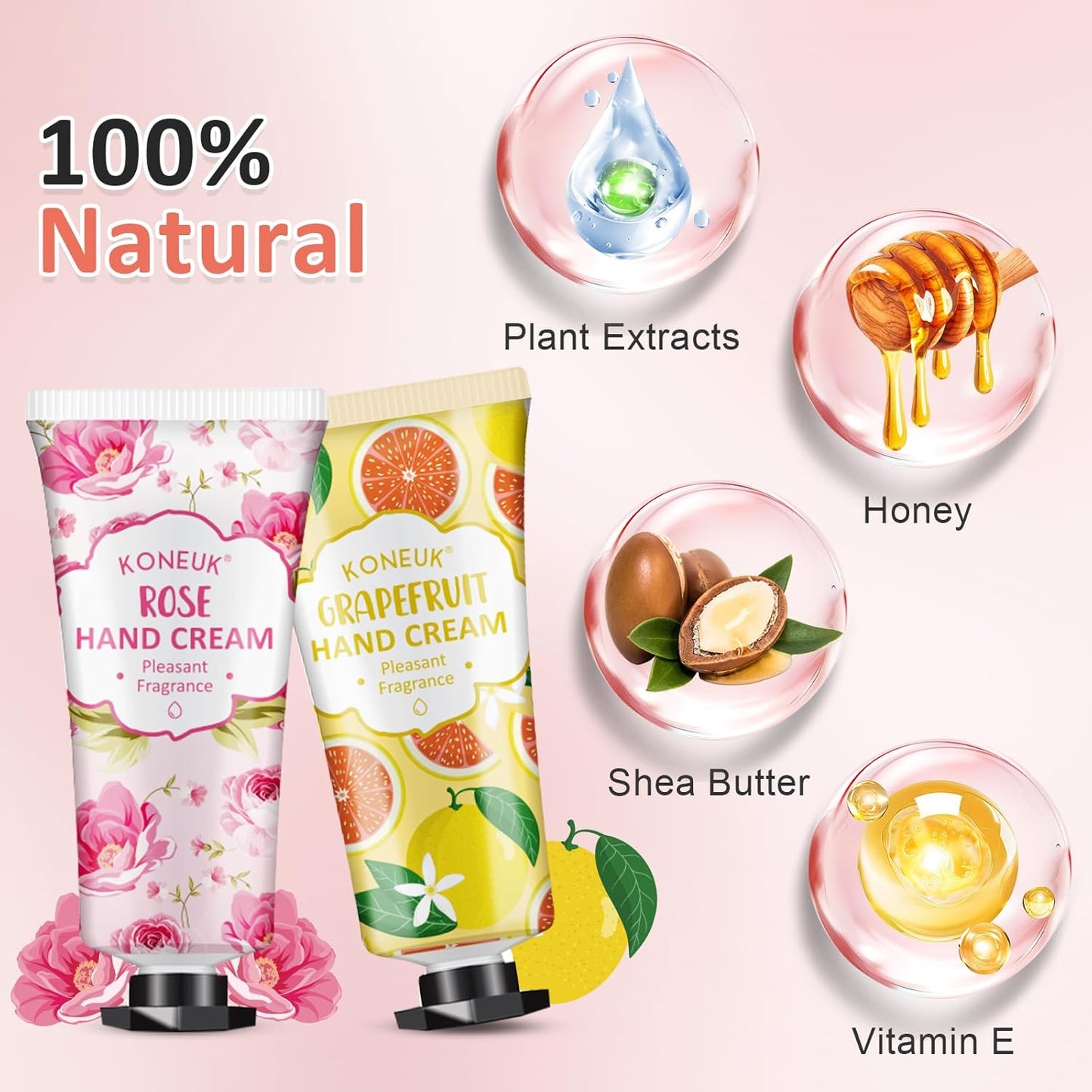 80 Pack Hand Cream Set for Dry Cracked Hands, Bulk Hand Lotion Travel Size for Thank You Gifts, Mini Hand Cream for Adult Party Favors, Birthday Gifts and Bridal Shower Gifts for Guests