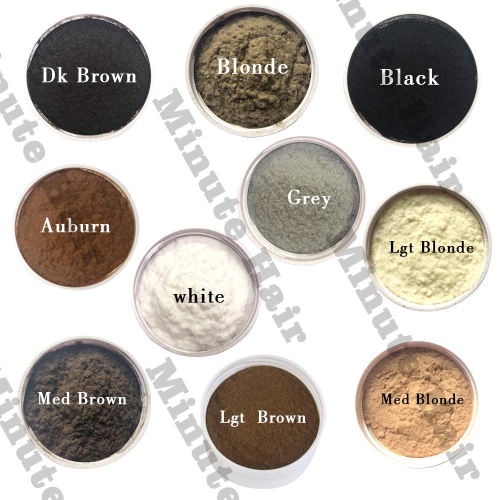 Hair Building Fibers , Hair Loss Concealer Black 57 Grams (2 oz) Minute Refill are compatible with all hair fiber applicator bottles