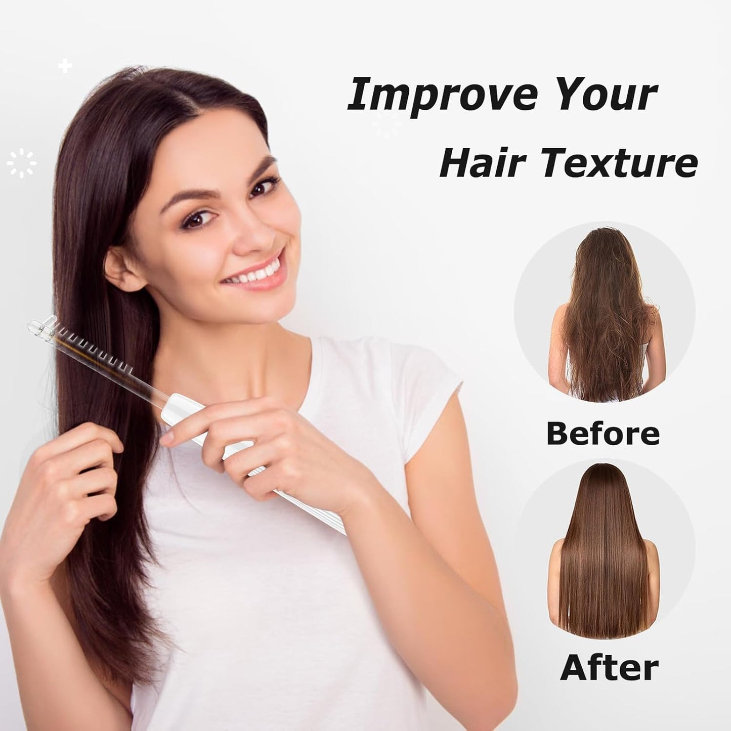 High Frequency Facial Device DARSONVAL High Frequency Facial Wand Micro-Care Skin Care