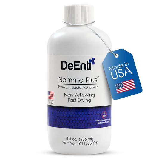 Nomma Plus Professional Liquid Monomer, EMA Nail Liquid for Acrylic Powder, Non-Yellowing Monomer, 8oz Bottle, Professional Salon Quality Manicure and Pedicure Supplies