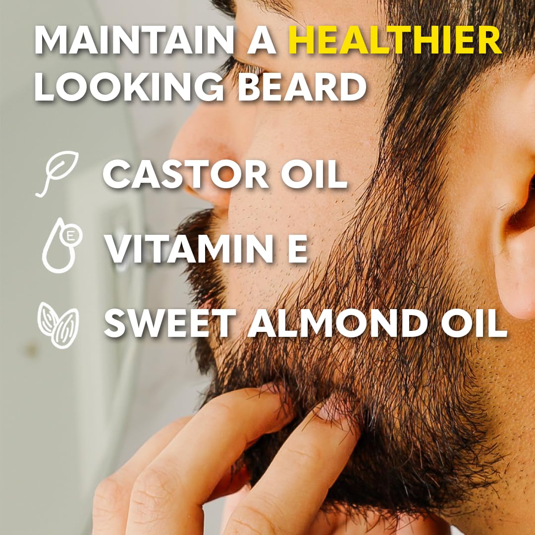 The Beard Club Premium Beard Kit for Men - Grooming & Care Kit - Cedar & Sandalwood Oil, Sandalwood Balm, Shampoo, Brush, Comb, Trimming Scissors, Straight Edge Razor - Dad Gift Set