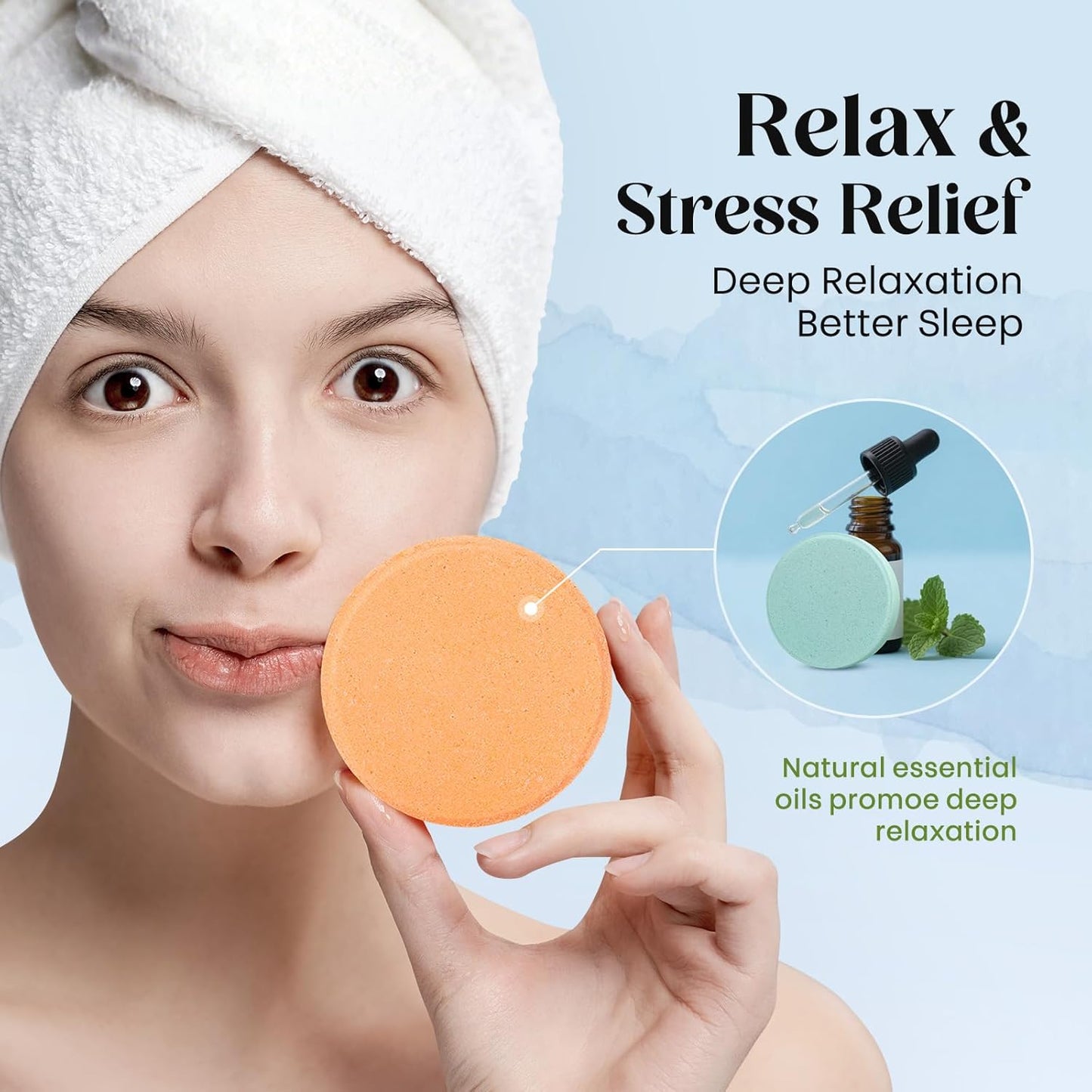 Shower Steamers Aromatherapy 15 Pack, Shower Bombs with Natural Essential Oils, Relaxation & Self Care Gifts for Women Teen Girls Mom, Birthday Christmas Stocking Stuffers White Elephant Gifts