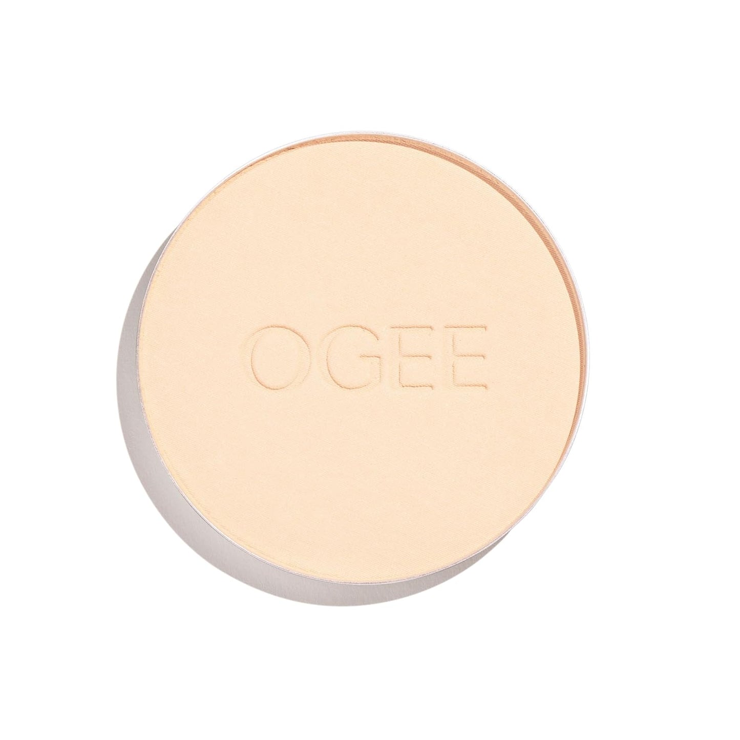 Ogee Sculpted Skin-Perfecting Makeup Setting Powder - Dune - FULL SET (Case & Refill) - Lightweight Powder Foundation Made with 70% Organic Ingredients