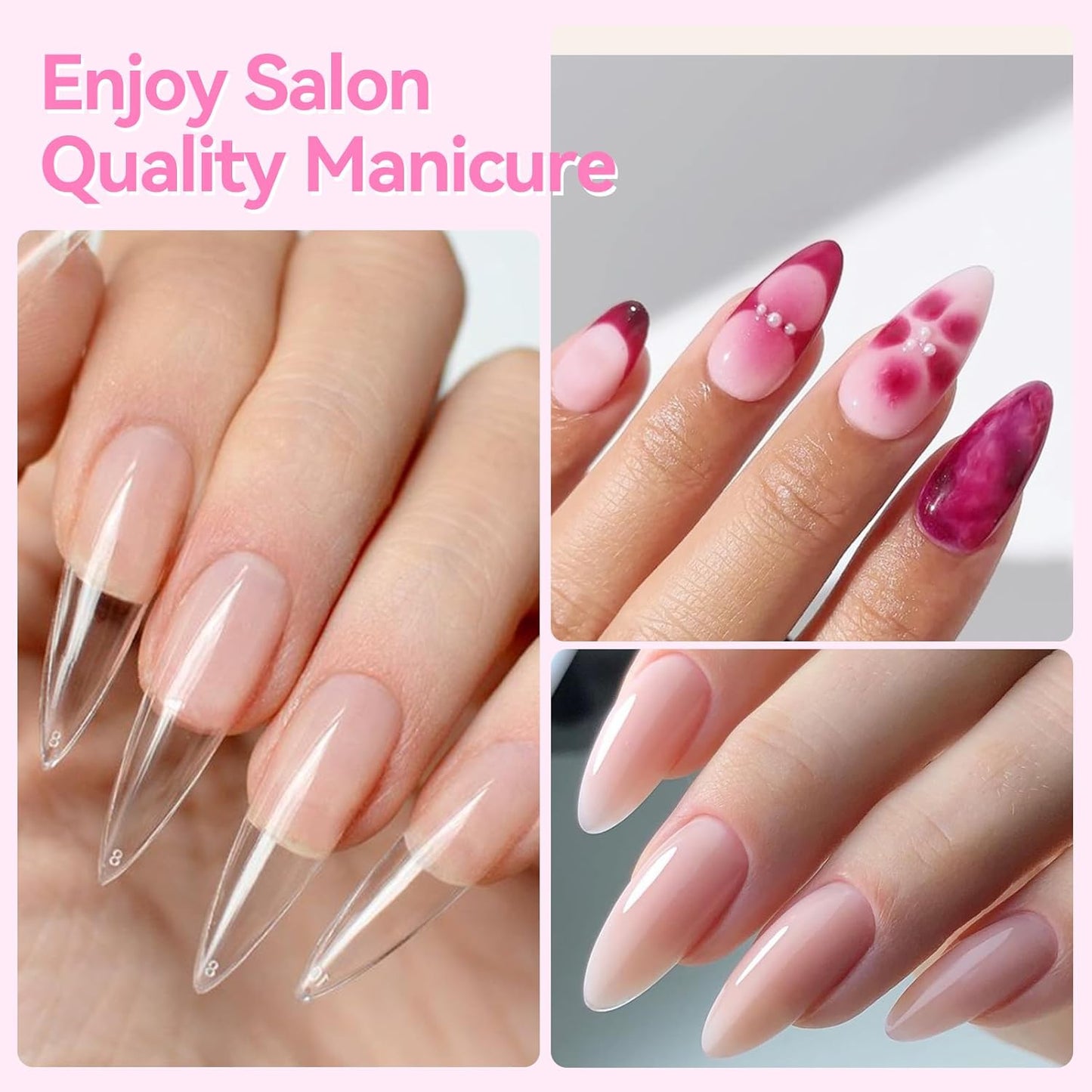 Born Pretty Gel Top Coat,15ml Gloss Top Coat and Nail Glue for Tips Set,No Wipe Super Top Coat Not Chip or Peel and Long Lastingfor Nail Art