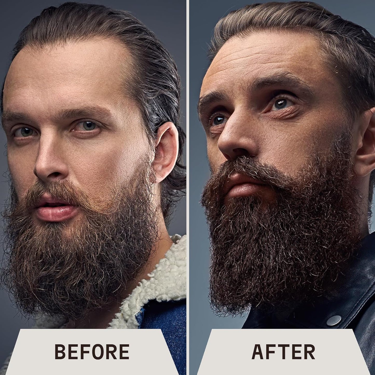 Striking Viking Beard Wash - 17 oz, Natural Tea Tree & Biotin - Cologne Scent Beard Shampoo Paraben & Sulfate Free For Men - Deep Cleansing and Care