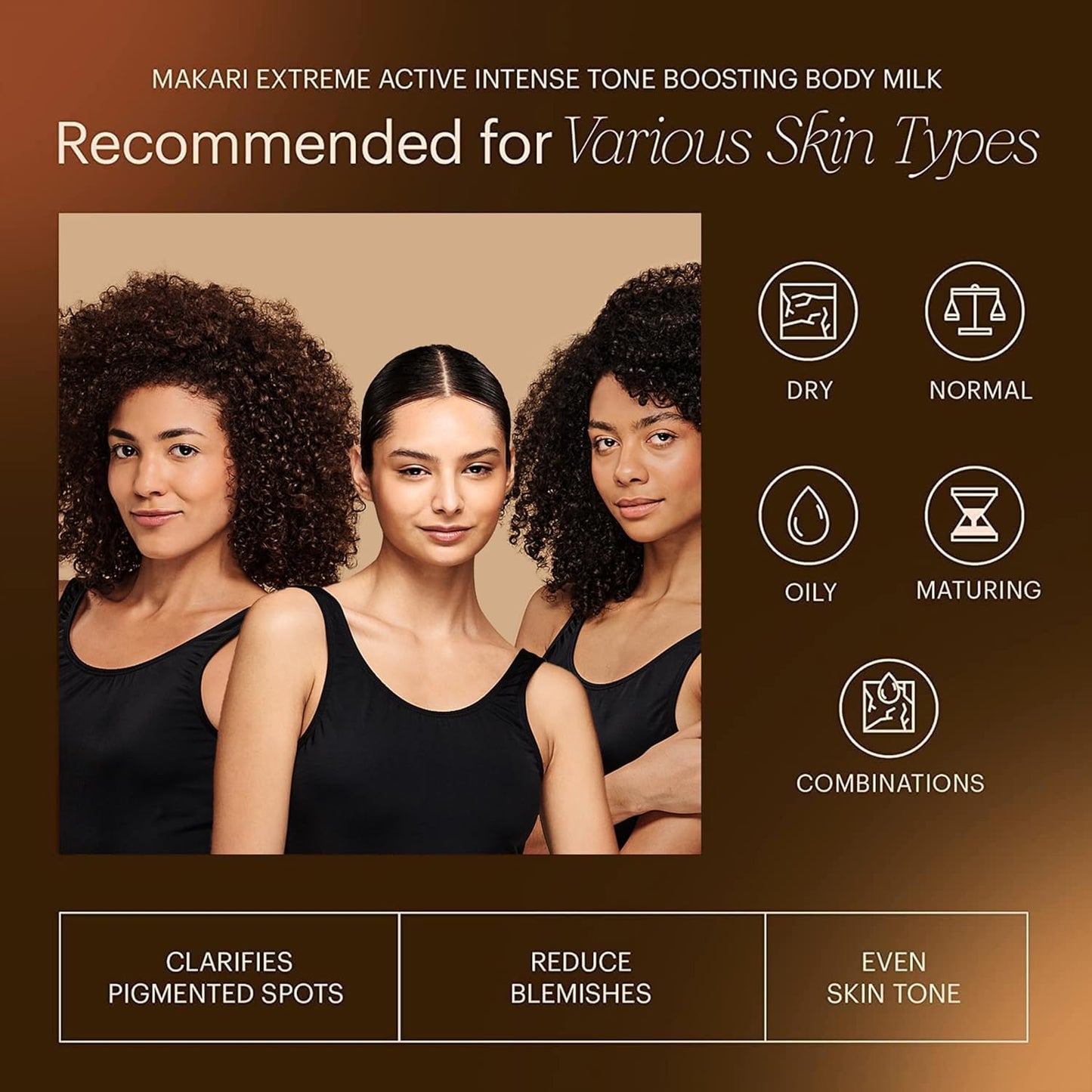 Makari Extreme Active Intense Carrot & Argan Oil Body Milk (16.8 oz) | Unify & Illuminate | Tone-Boosting Body Lotion with Vitamins E and C | Helps Brighten Skin Tone | Promotes Even Complexion