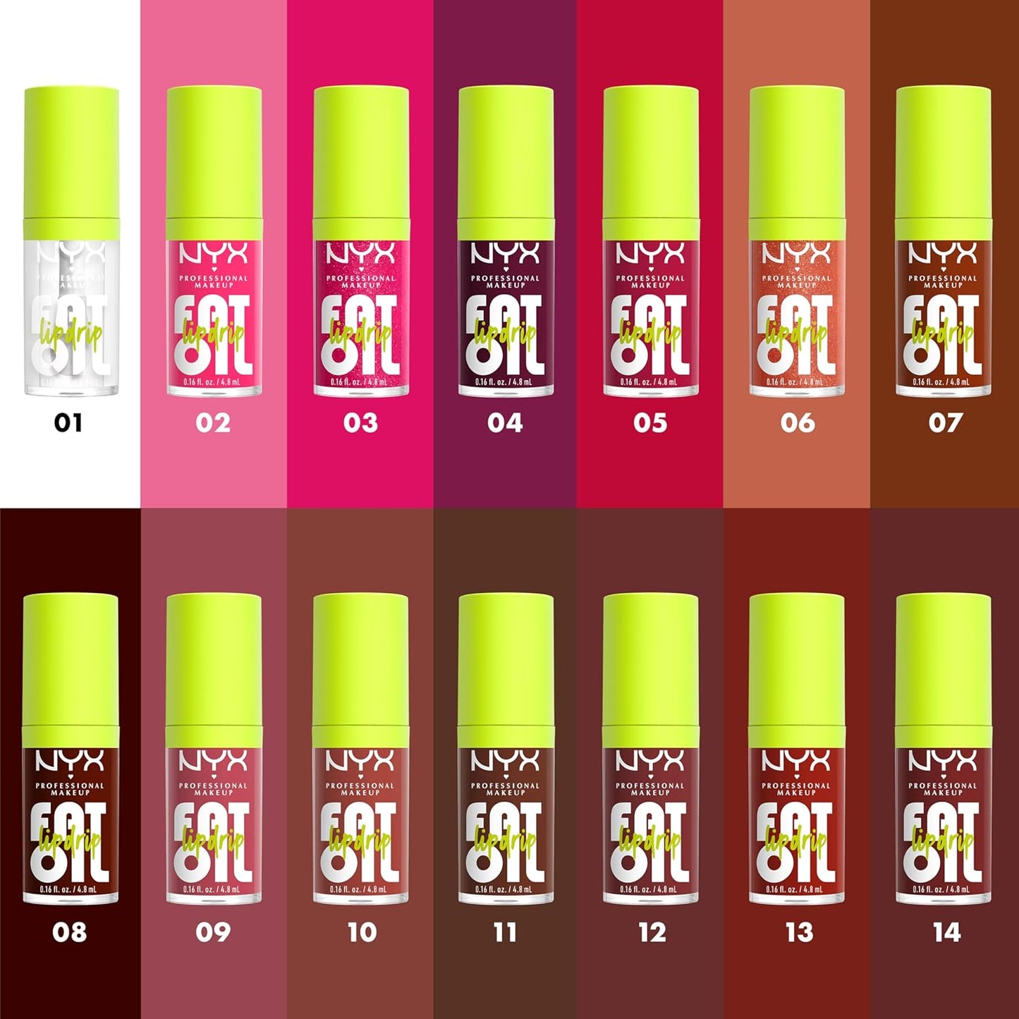 NYX PROFESSIONAL MAKEUP Fat Oil Lip Drip, Moisturizing, Shiny and Vegan Tinted Lip Gloss - Splash of Cream (Honey Nude)