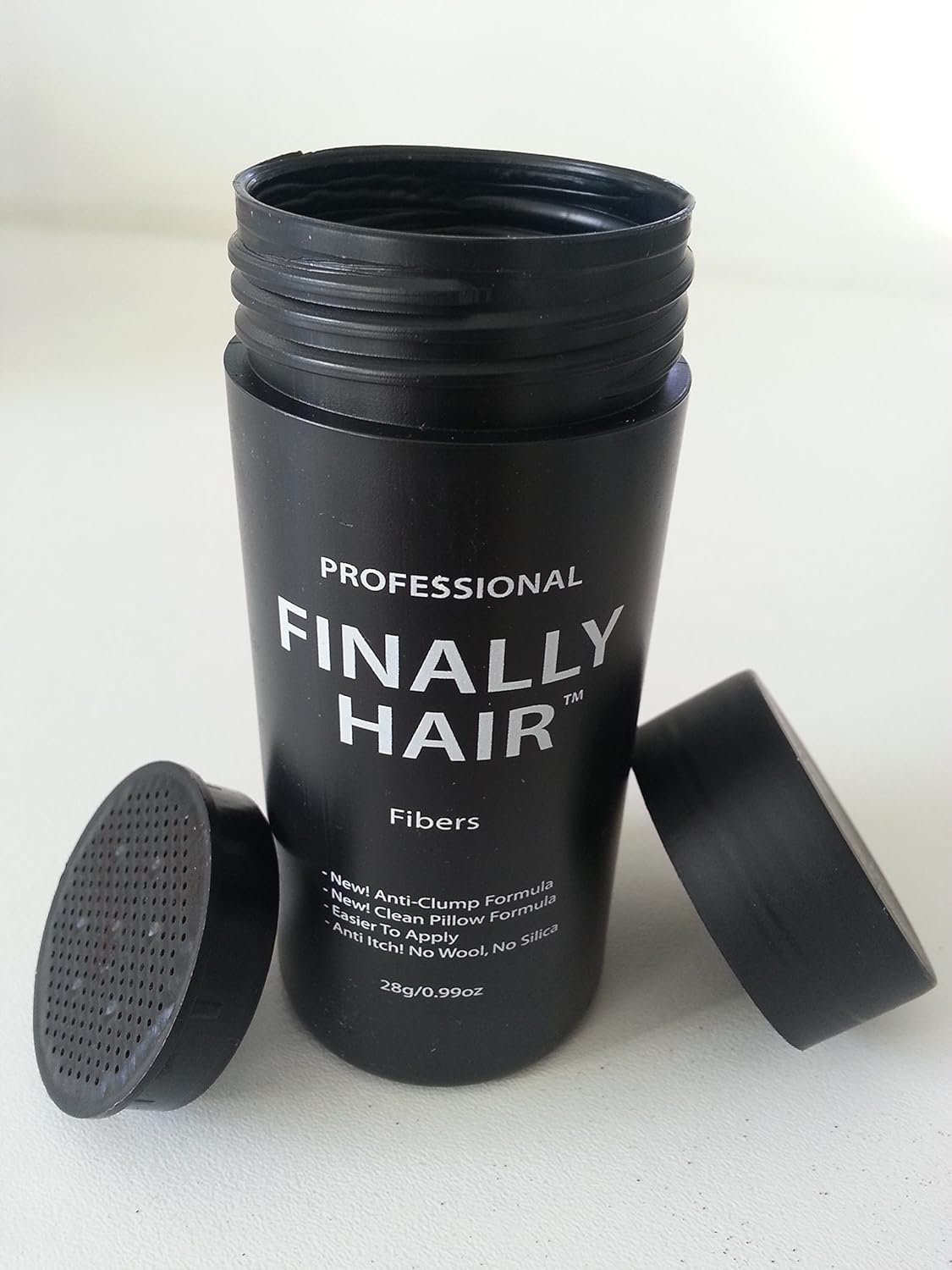 Hair Building Fibers 200 Grams 7 Oz. With Bottle By Finally Hair 50g*4 (Dark Chocolate Brown (deep dark brown))