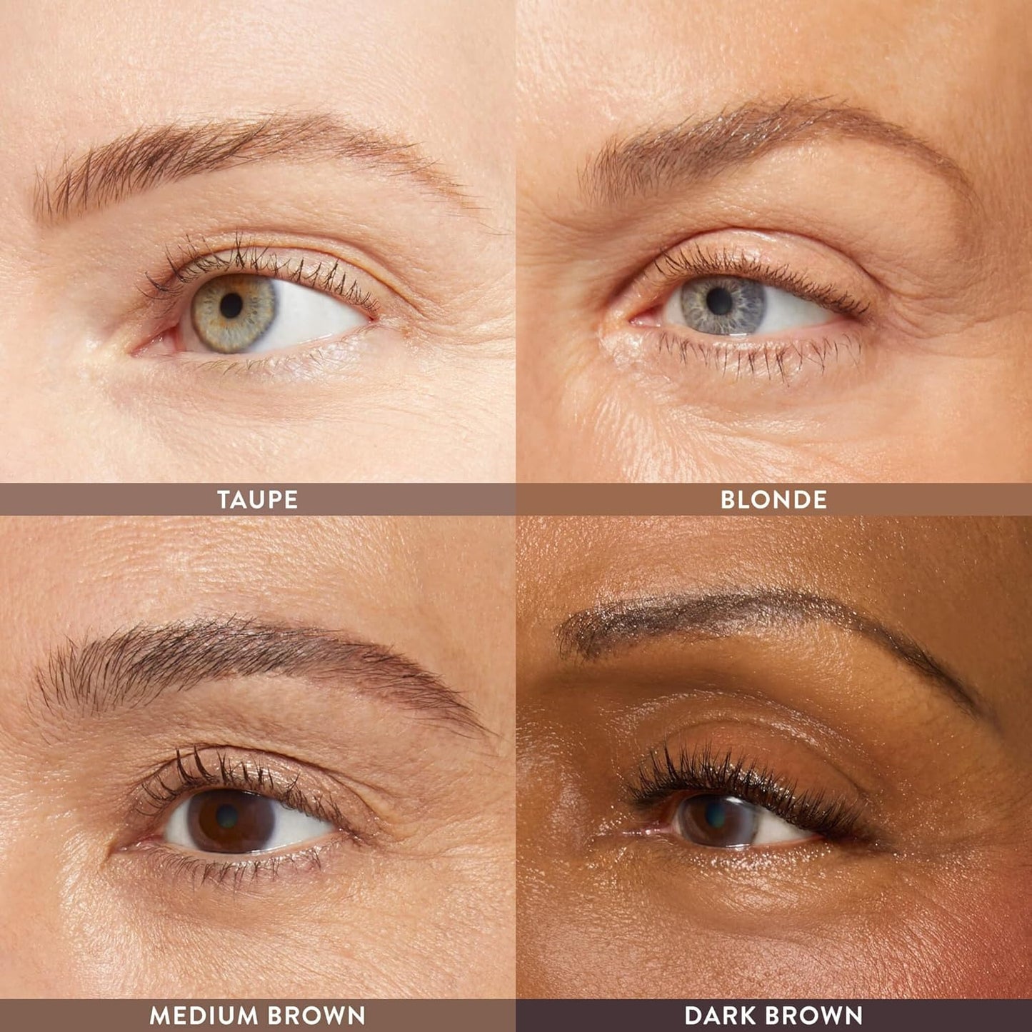 LAURA GELLER NEW YORK INKcredible Waterproof Brow Pencil- Blending Spoolie Brush - Long Lasting Eyebrow Filler (02 Taupe)