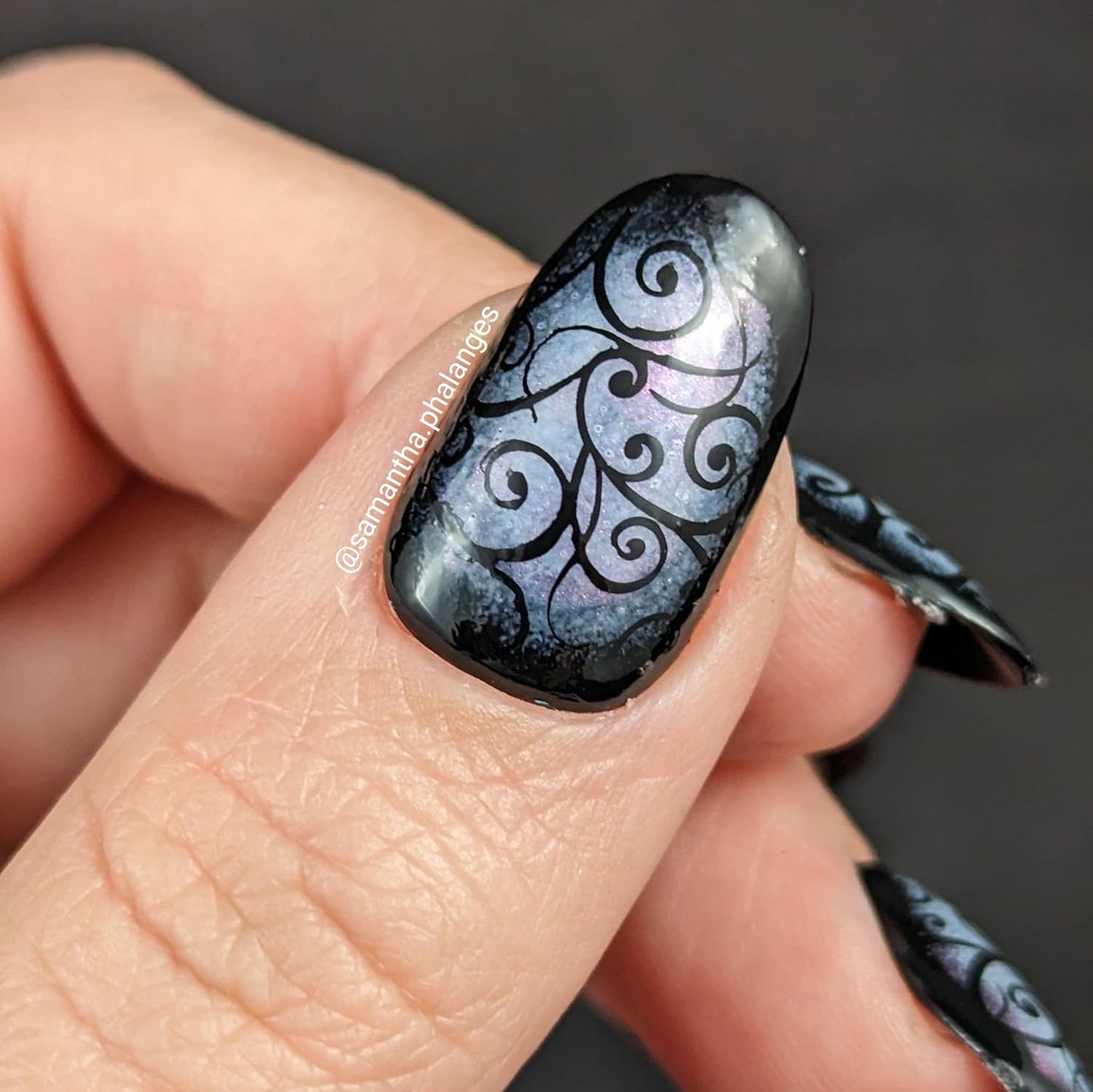 Maniology Swirls Nail Stamping Plate | Swirling Patterns Nail Art Manicure Designs, Swirl-Theme DIY Patterns - Reusable, Rectangular, Stainless Steel Nail Art Template