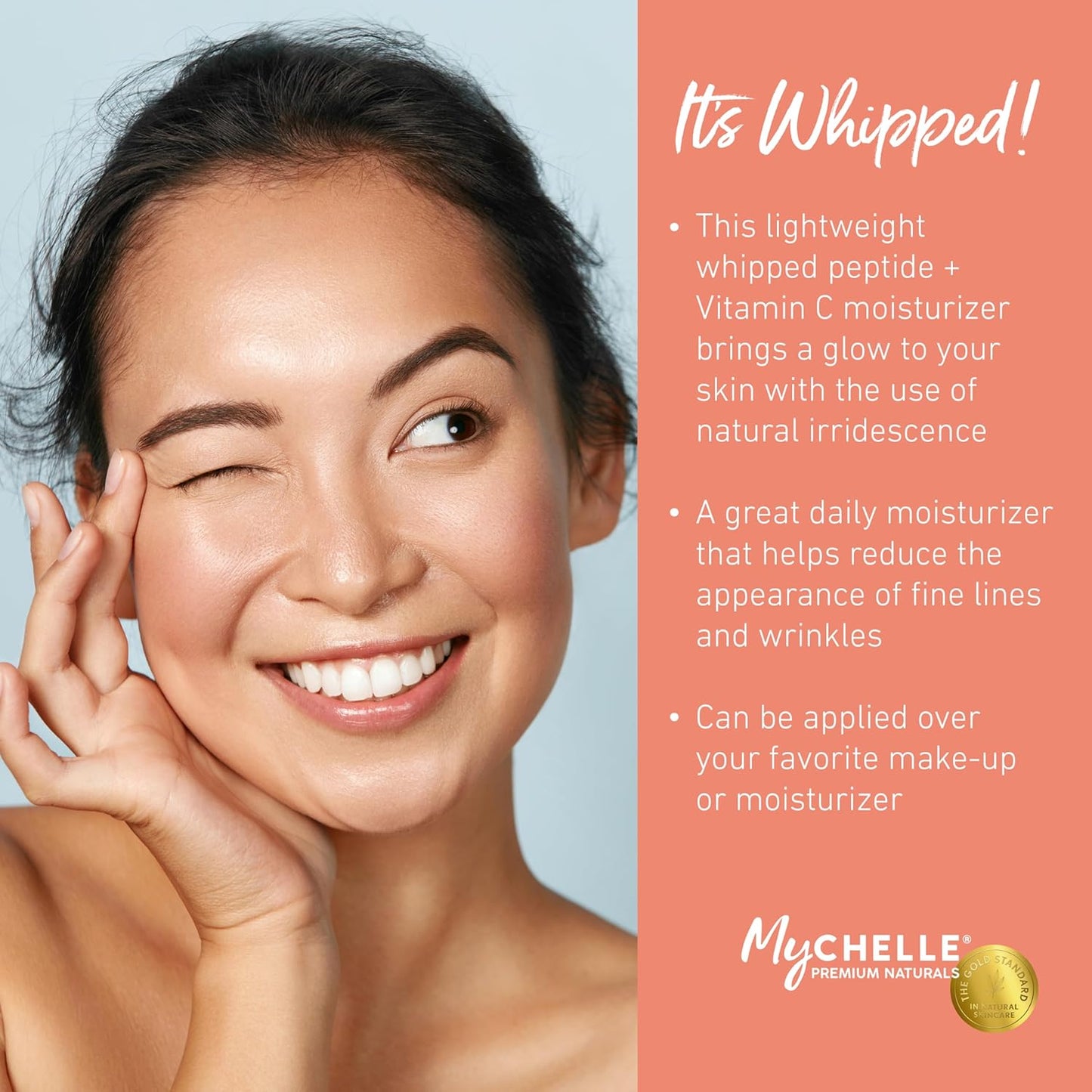 MYCHELLE Illuminating Peptide-Rich Whipped Moisturizer, 1.2 OZ