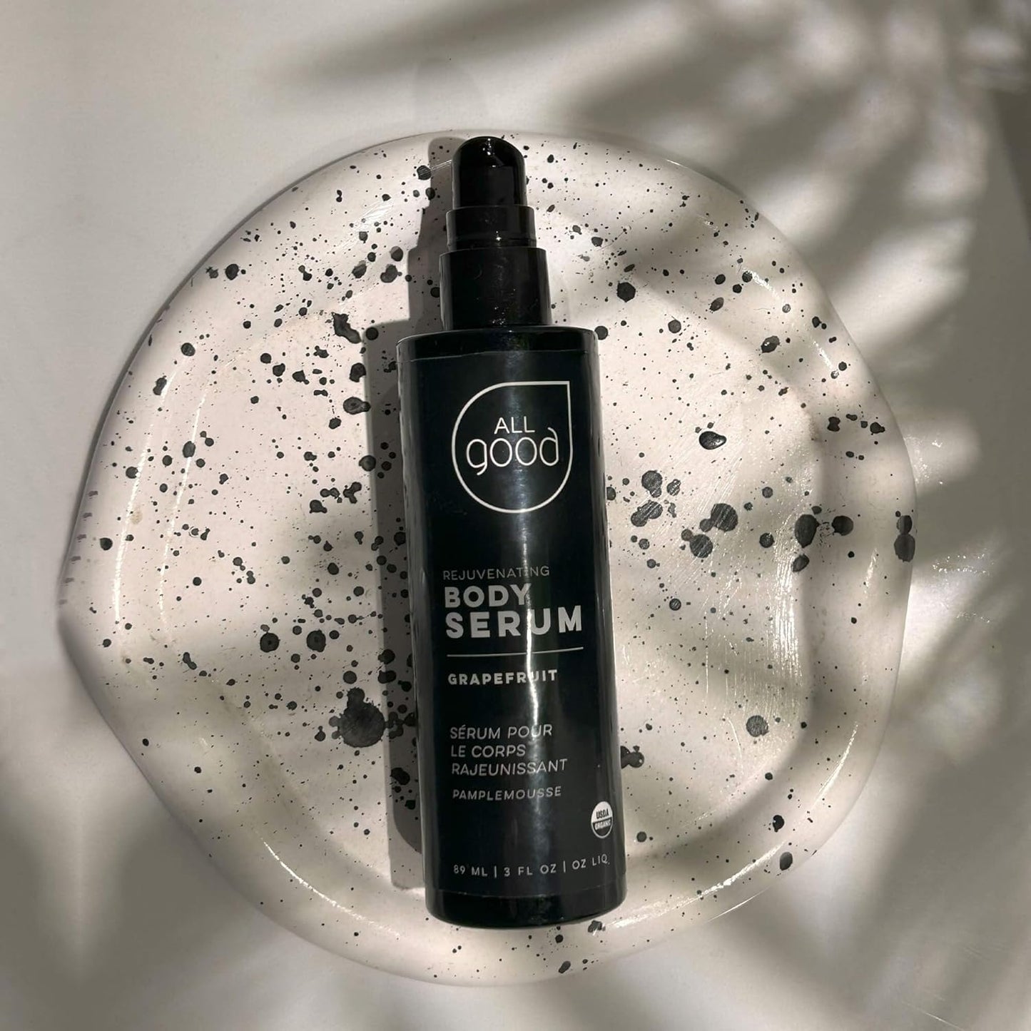 All Good Rejuvenating Body Serum for Men & Women - Calendula, Moringa, Sea Buckthorn & Essential Oils - Lightweight, Moisturizer & Replenishing Serum - Made in USA - 3oz (Grapefruit)