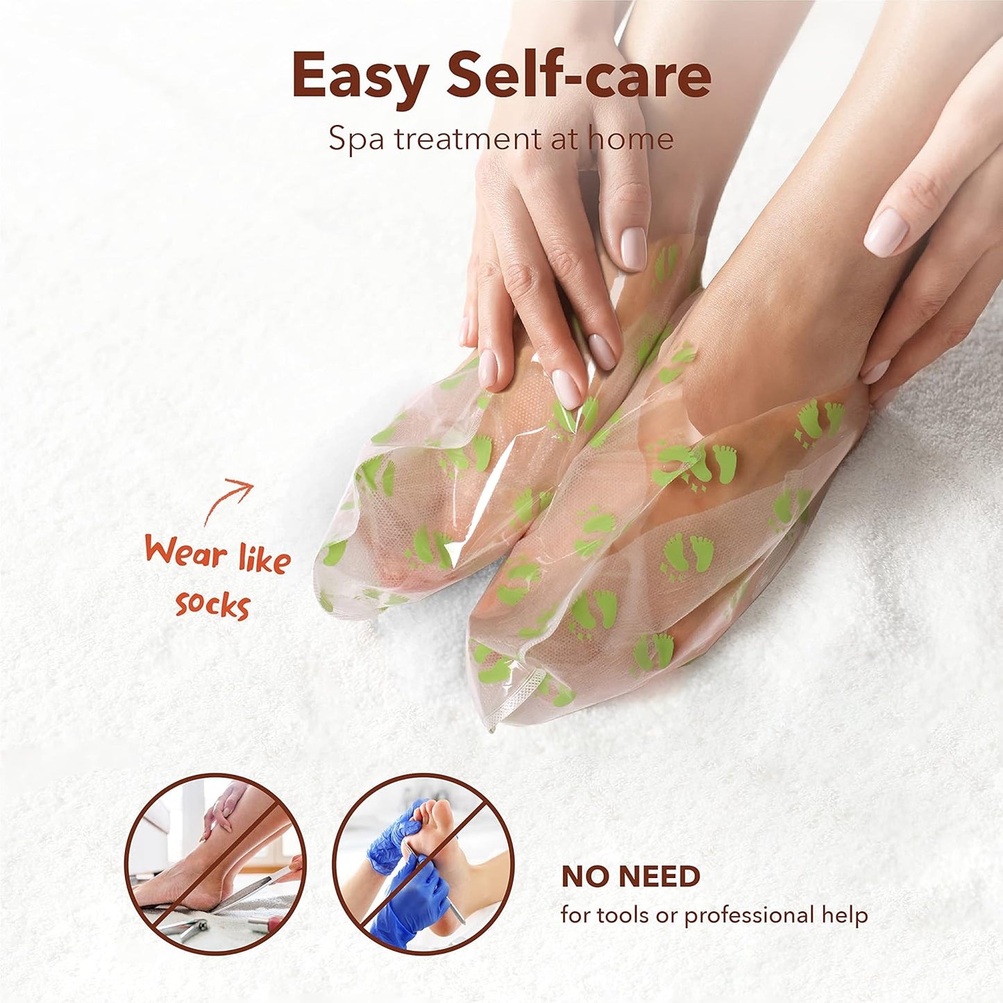 Purederm Exfoliating Foot Mask (3 Pack) – Regular Size Exfoliating Foot Masks for Cracked Feet, Dry Skin, Callused Feet…