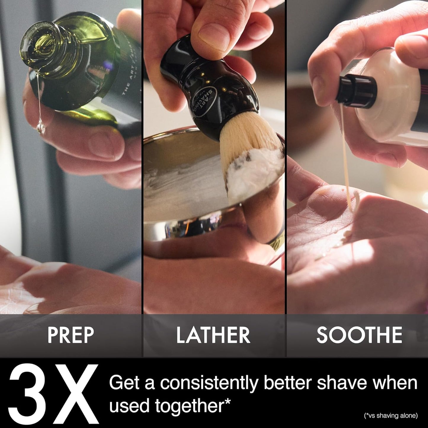 The Art of Shaving Unscented Shaving Cream for Men - Beard Care, Protects Against Irritation and Razor Burn, Clinically Tested for Sensitive Skin, 5 Fl Oz (Pack of 1)
