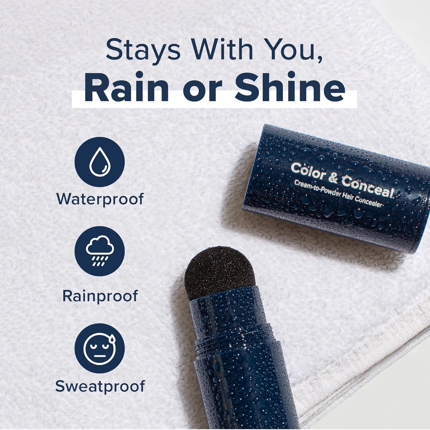 TRUHAIR Jumbo Color & Conceal Waterproof Root Touch Up Hair Color Concealer - Hair Cover up for Gray Coverage and Hairline Filling - 11 Hair Colors Available (Light Blonde)