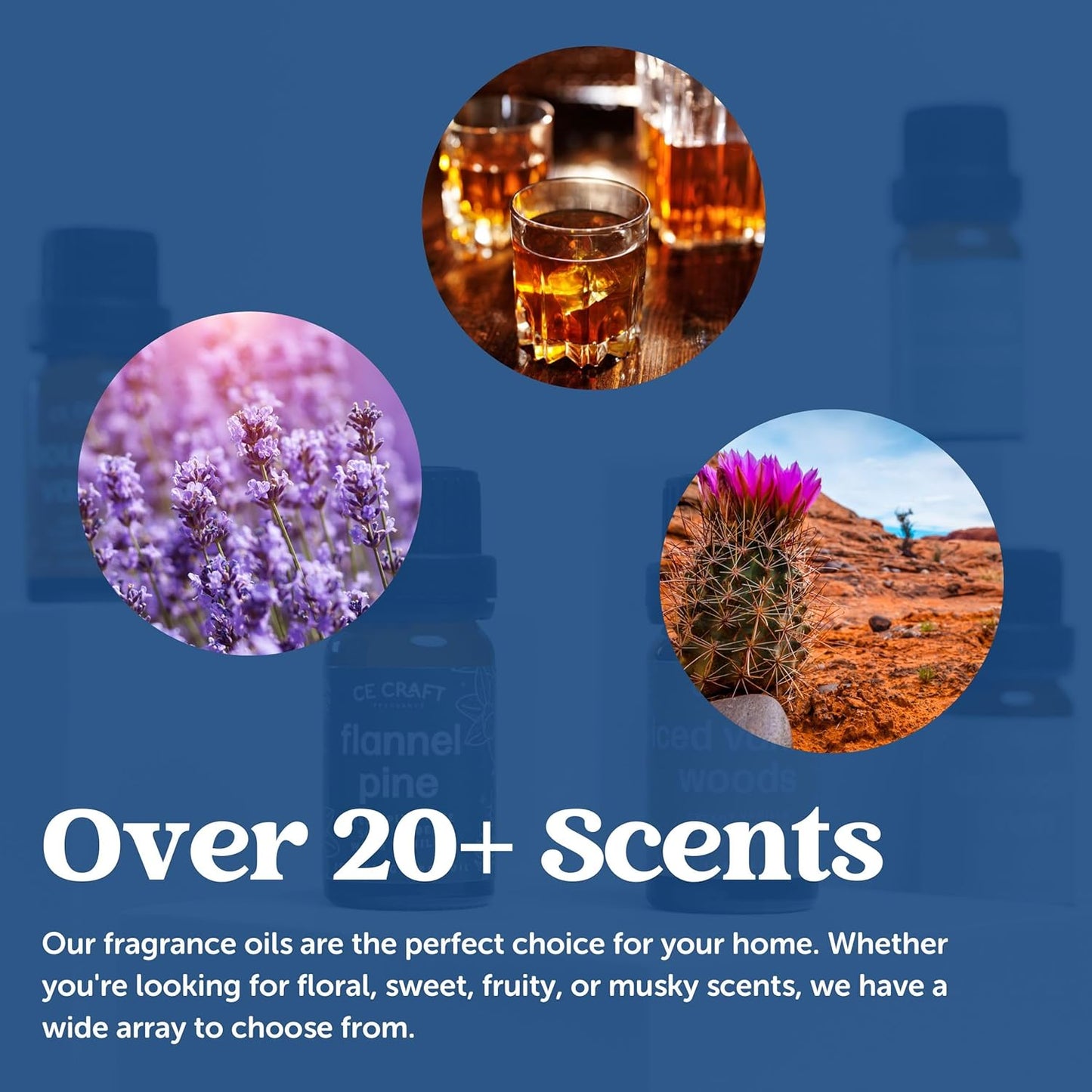 CANDECraftCo Premium Fragrance Oil – Diffuser Oils Fragrances Scented for Home, Candle Soap Making Supplies, Aromatherapy Blends for House (0.34 Fl Oz) (2-Pack, Fresh Linen)