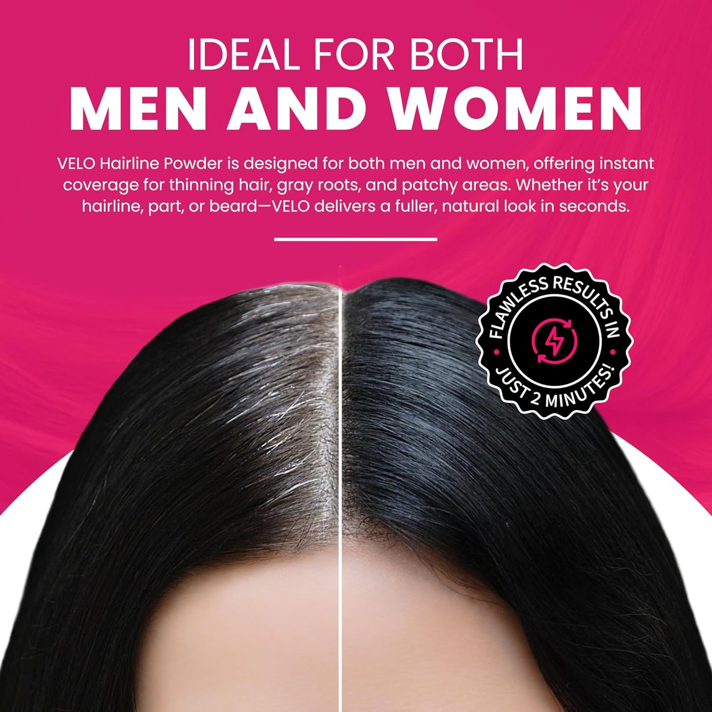 VELO Hairline Powder–LIGHT BLONDE Hair Root Touch Up Powder for Women & Men–Instantly Covers Gray Hair, Thinning Hair & Bald Spots–Sweatproof Root Cover Up–Puff & Mirror Compact 13 Shades