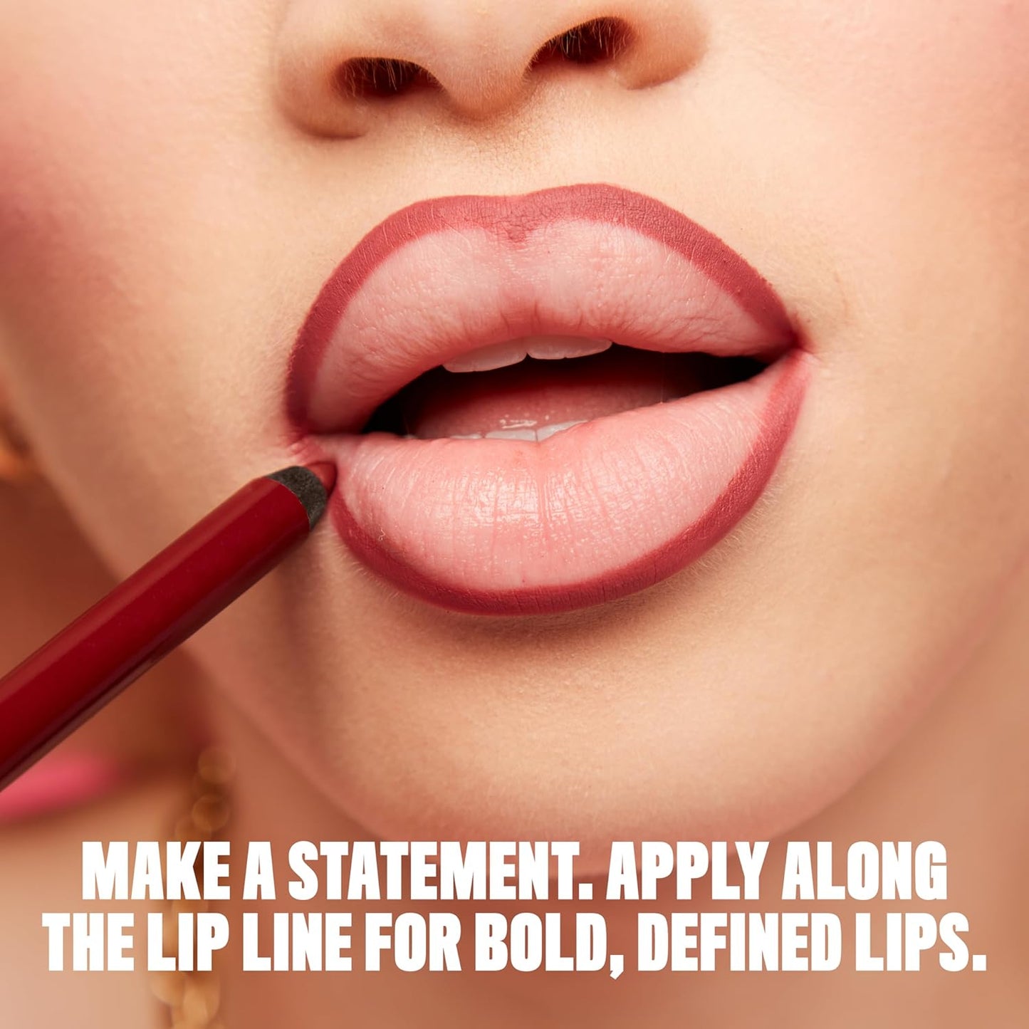 NYX PROFESSIONAL MAKEUP Line Loud Lip Liner, Longwear and Pigmented Lip Pencil with Jojoba Oil & Vitamin E - Too Blessed