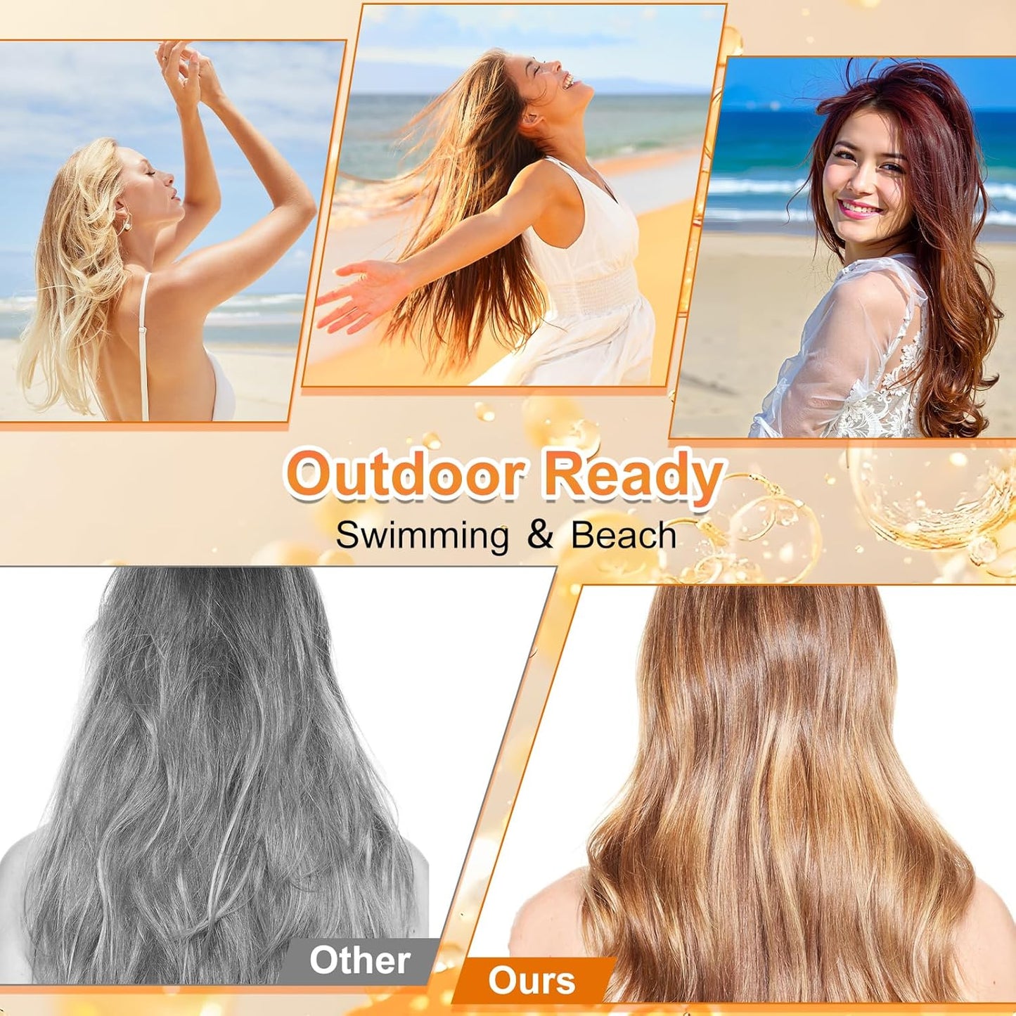 Ultimate Hair & Scalp Sunscreen Spray SPF 30, Color-Safe UV Blocker for Dyed Hair, Weightless Invisible Mist for Non-Greasy Protection, Beach-Pool-Daily Essential