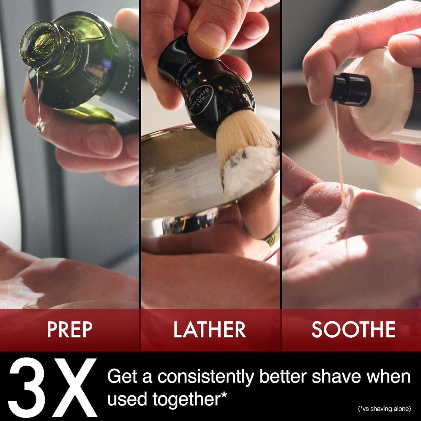 The Art of Shaving Sandalwood Shaving Cream for Men – Protects Against Irritation and Razor Burn – Hydrates and Nourishes Dry Skin – Clinically Tested for Sensitive Skin – 5 oz