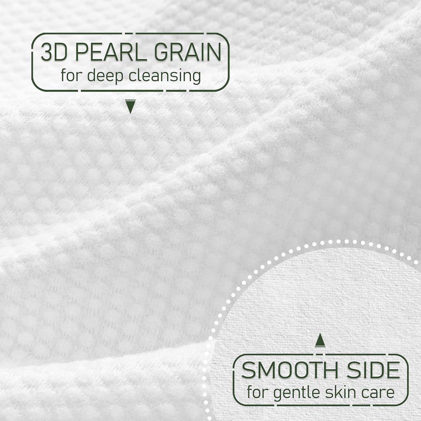 Travel Size Bamboo Viscose Disposable Face Towel Biodegradable Large Dry Face Wipes 30 Count/2 Box Extra Thick Soft Clean Facial Towels for Facial and Body Cleansing, Travel, Camping