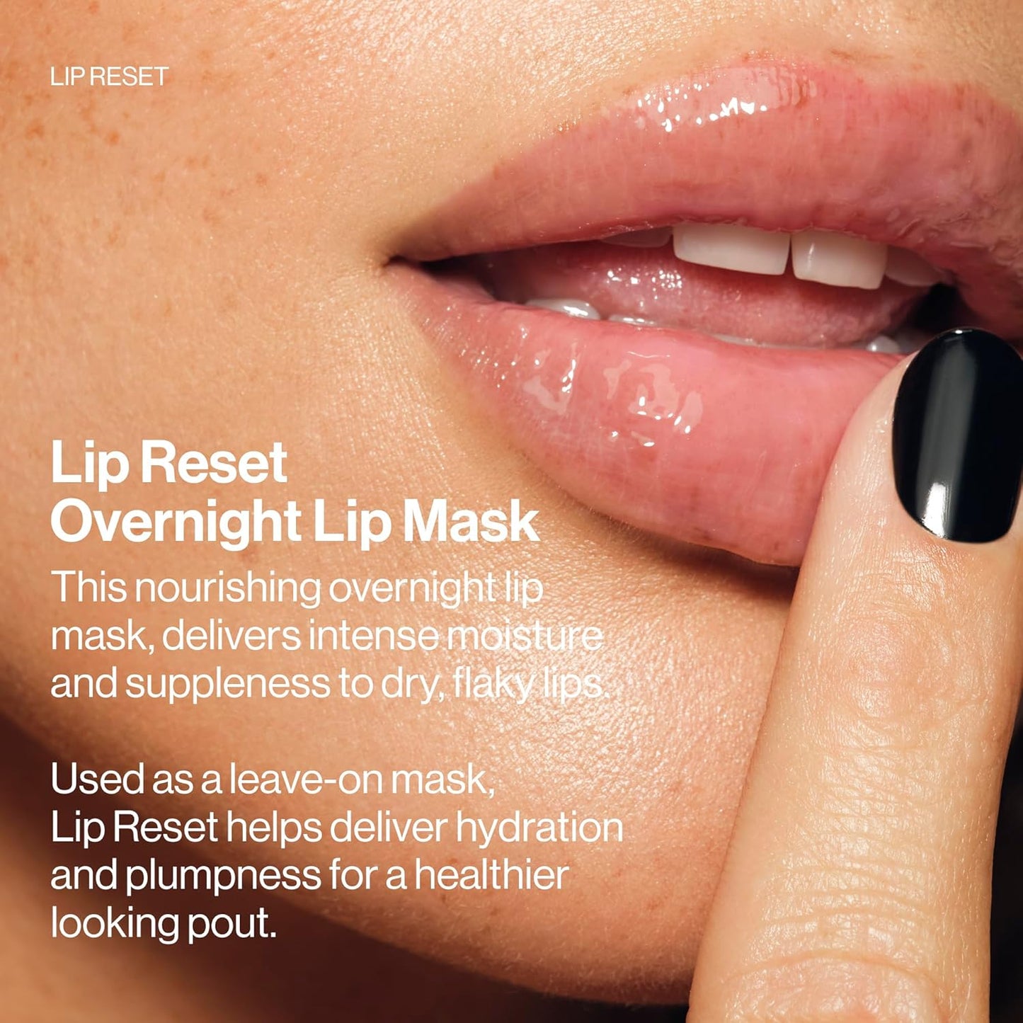 MAKE Beauty Lip Reset Overnight Lip Mask. Nourishing, Hydrating Lip Treatment for Dry, Flaky Lips. Plumps, Softens, and Smooths. Cosmic Cherry Flavor