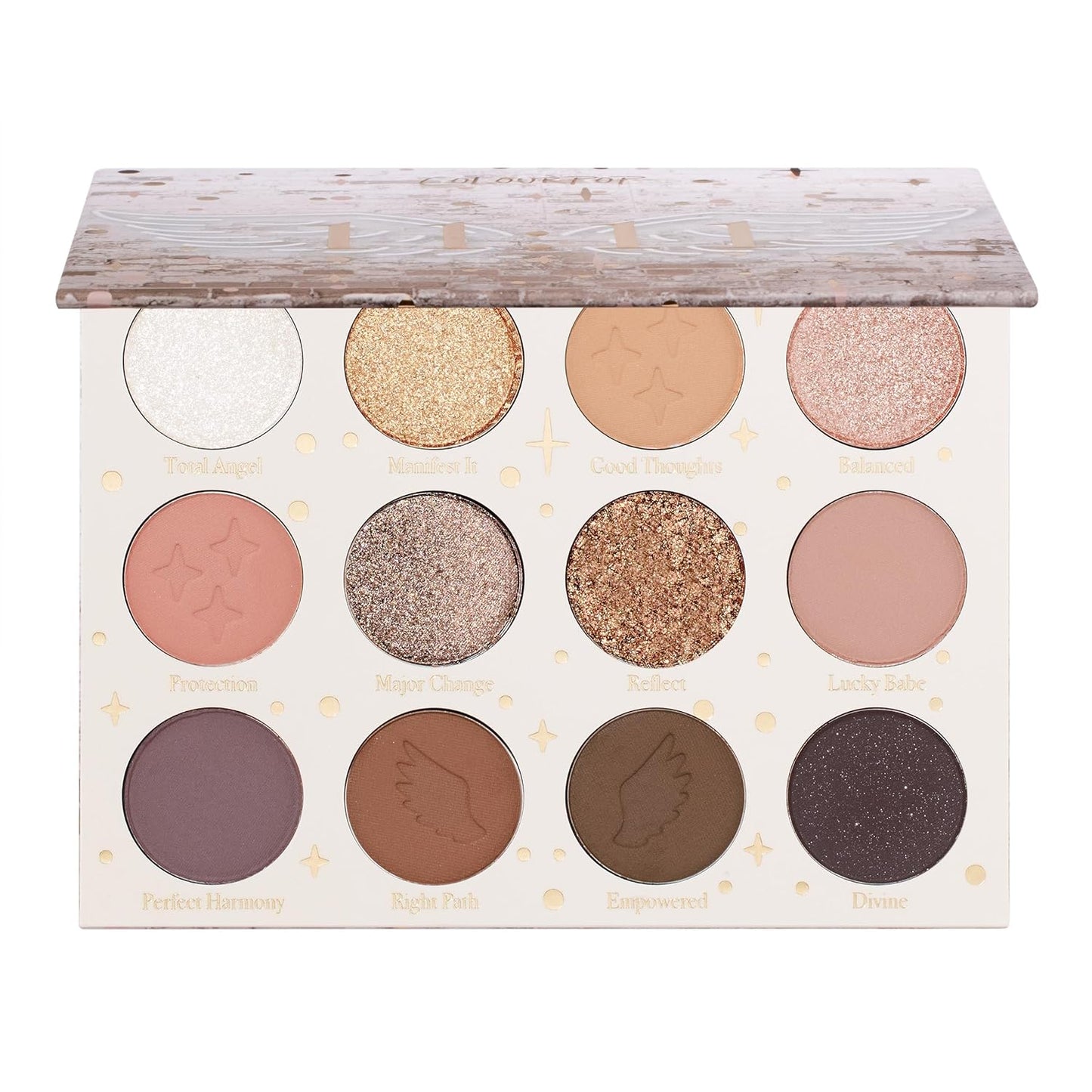ColourPop 11:11 Eyeshadow Palette - Warm Nude Eye Makeup Palette with Matte, Metallic, Matte Sparkle & Glitter Finishes - High-Pigment Eye Makeup with a Long-Wearing Formula (0.46 oz)