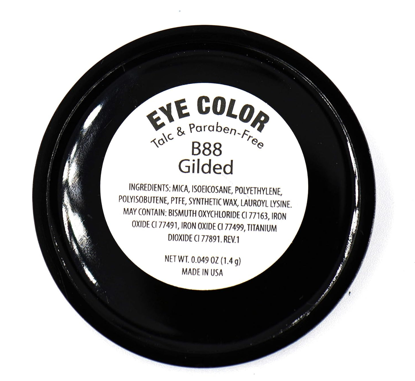 Gilded Frosted Nude Bronze Beige Gold Shimmer Pressed Powder Single Vegan Eyeshadow; Talc, Paraben & Cruelty Free