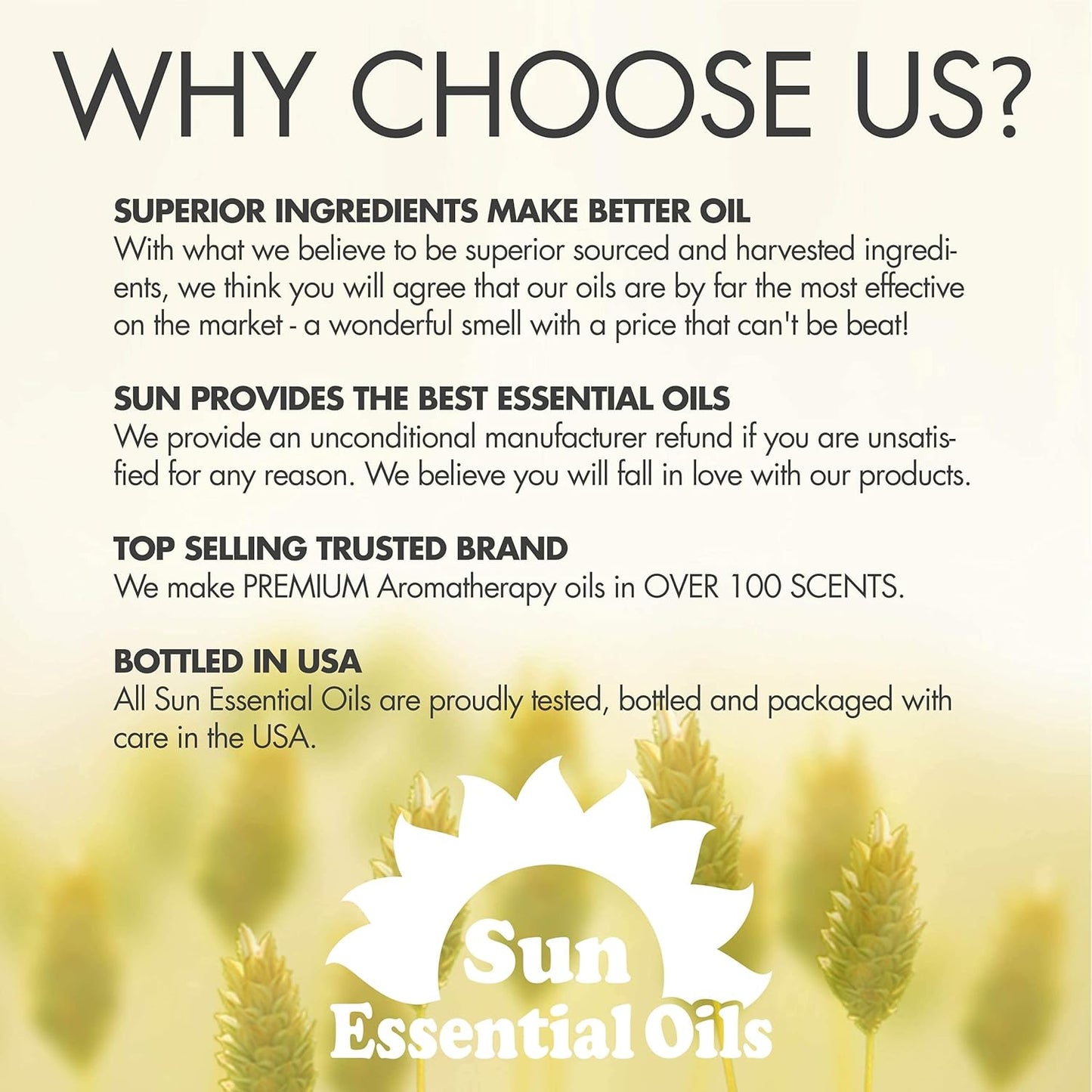 Sun Essential Oils - German Chamomile Essential Oil (2 oz) for Diffuser, Skin, Body, Face, Aromatherapy Massage & Humidifier, Scent for Soap, Candle, Shampoo & Lotion Making at Home