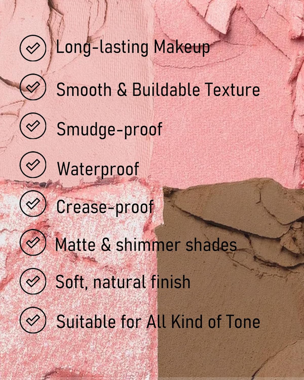 Single Matte Eyeshadow,Nude Beige Brown Eye Shadow Palette Primer Base Makeup,High Pigment Waterproof Pressed Eye Shadows Powder with Smooth Powder,Lightweight Blendable Formula for Daily Eye Look-238