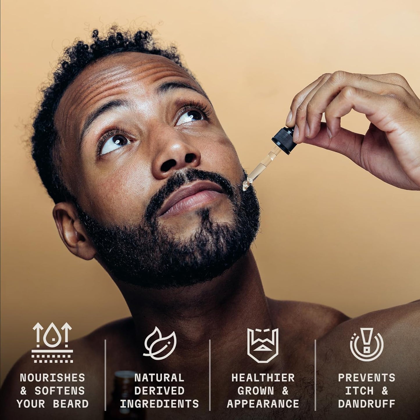 Striking Viking Vanilla Beard Oil for Men - Naturally Derived Conditioner with Argan & Jojoba Oils for Softening, Moisturizing and Growth (2 Oz)