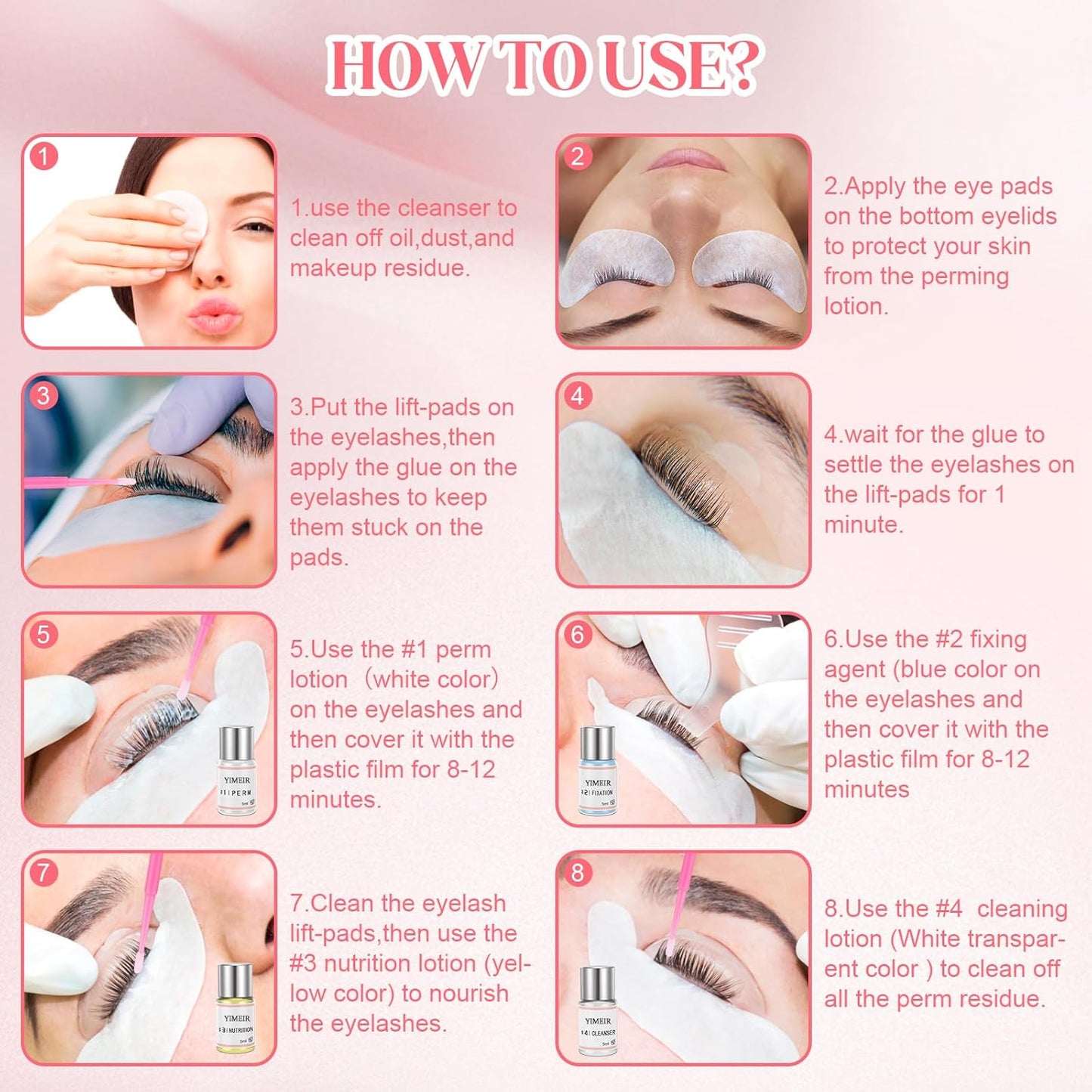 Lash Lift Kit Eyelash Perm Kit,Premium Home Lash Lifting Kit with Whole Tools,Lash Lifts,Lash Curling,Suitable for Salon(Upgraded Version)