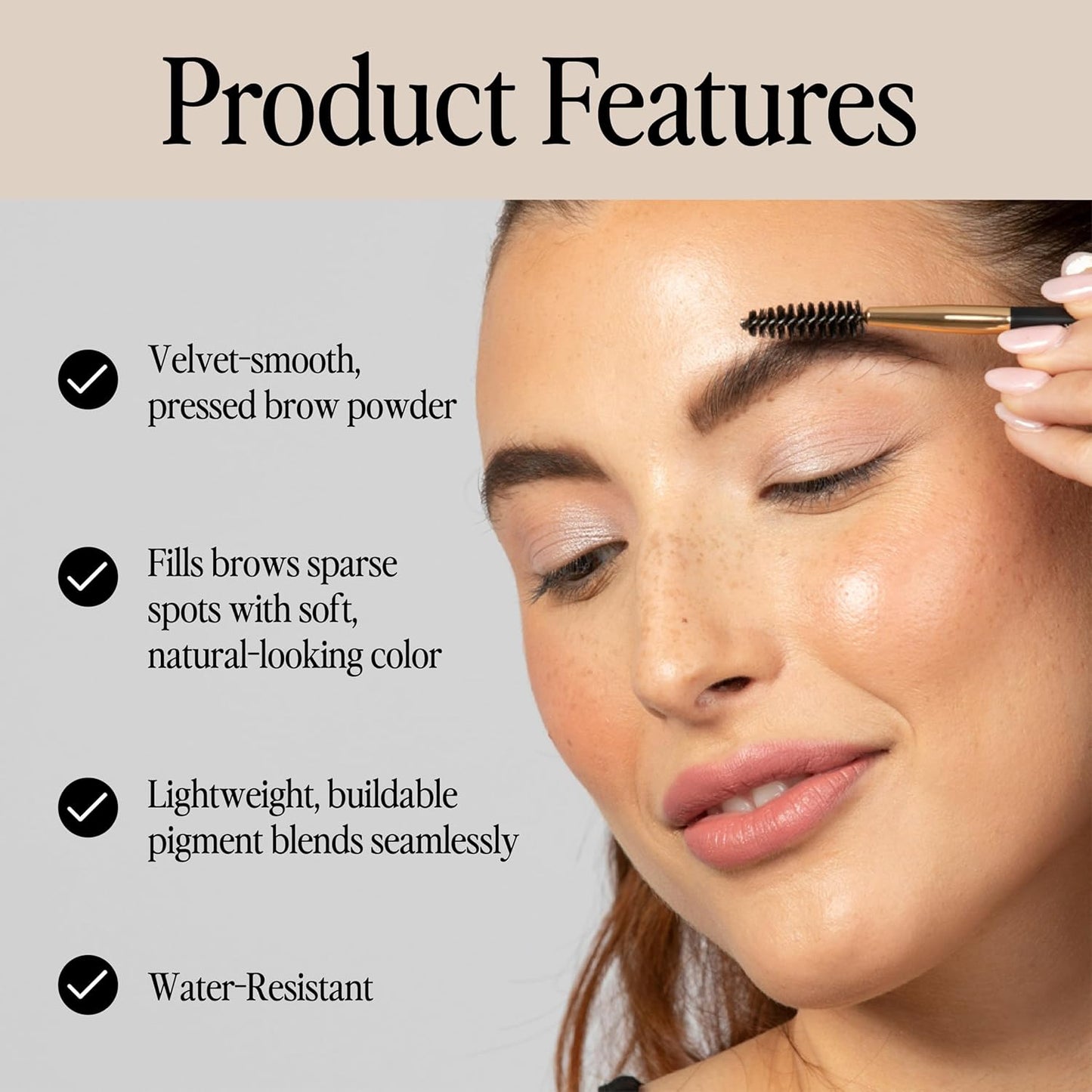Billion Dollar Brows Eyebrow Powder in Taupe – Achieve Fuller, Fluffier Brows with Buildable Coverage, Velvet-Smooth Formula, Cruelty-Free & Vegan for a Natural, Soft Finish