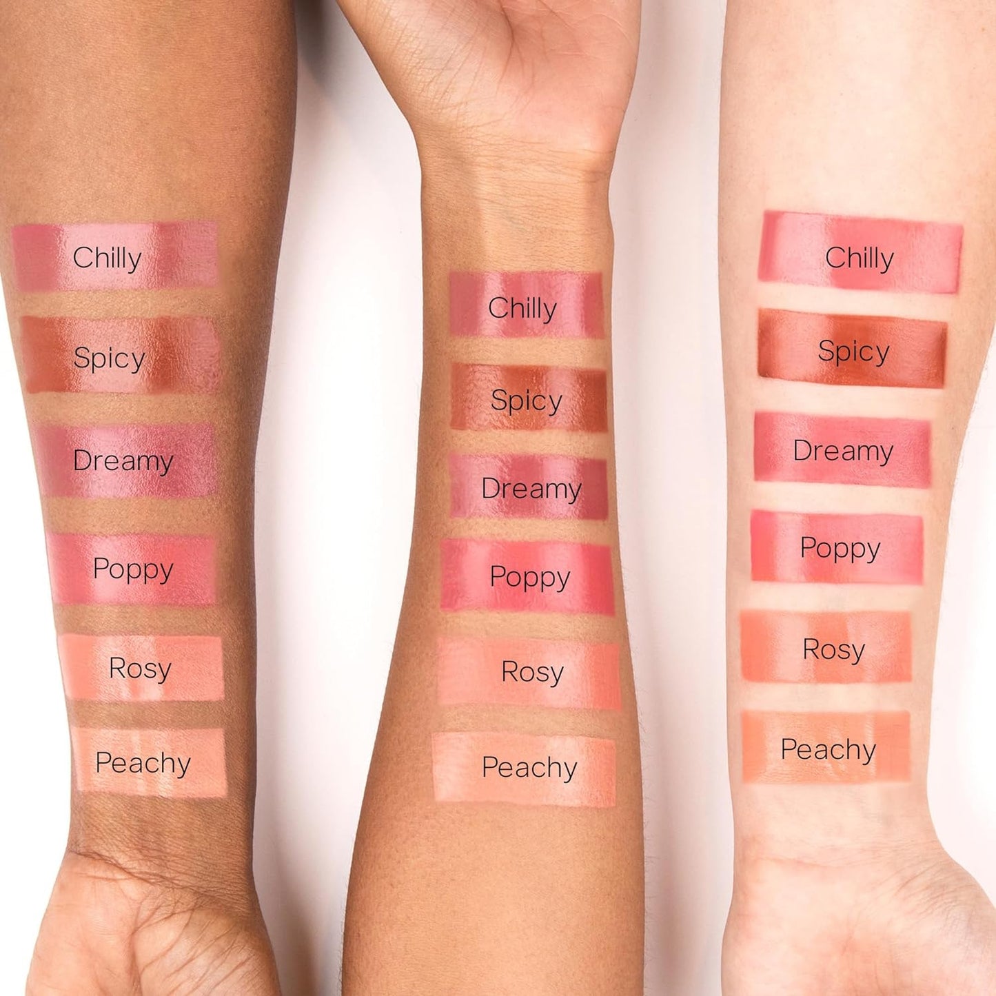 Saie Dew Liquid Blush for Cheeks - Hydrating Cream Blush Stick with a Blendable + Buildable Formula - Skincare Infused Dewy Cheek Tint for a Natural Flush - Glowy Makeup Essential - Poppy (.40 oz)