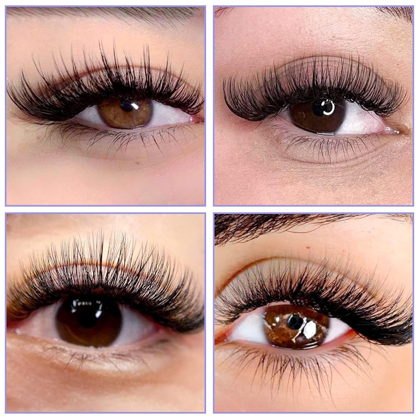 Easy Fan Volume for Lash Artists: Wendy, Handmade Fans for Eyelash Extensions, Self Fanning, Blooming, C-KH, Black, D-0.07-8-14