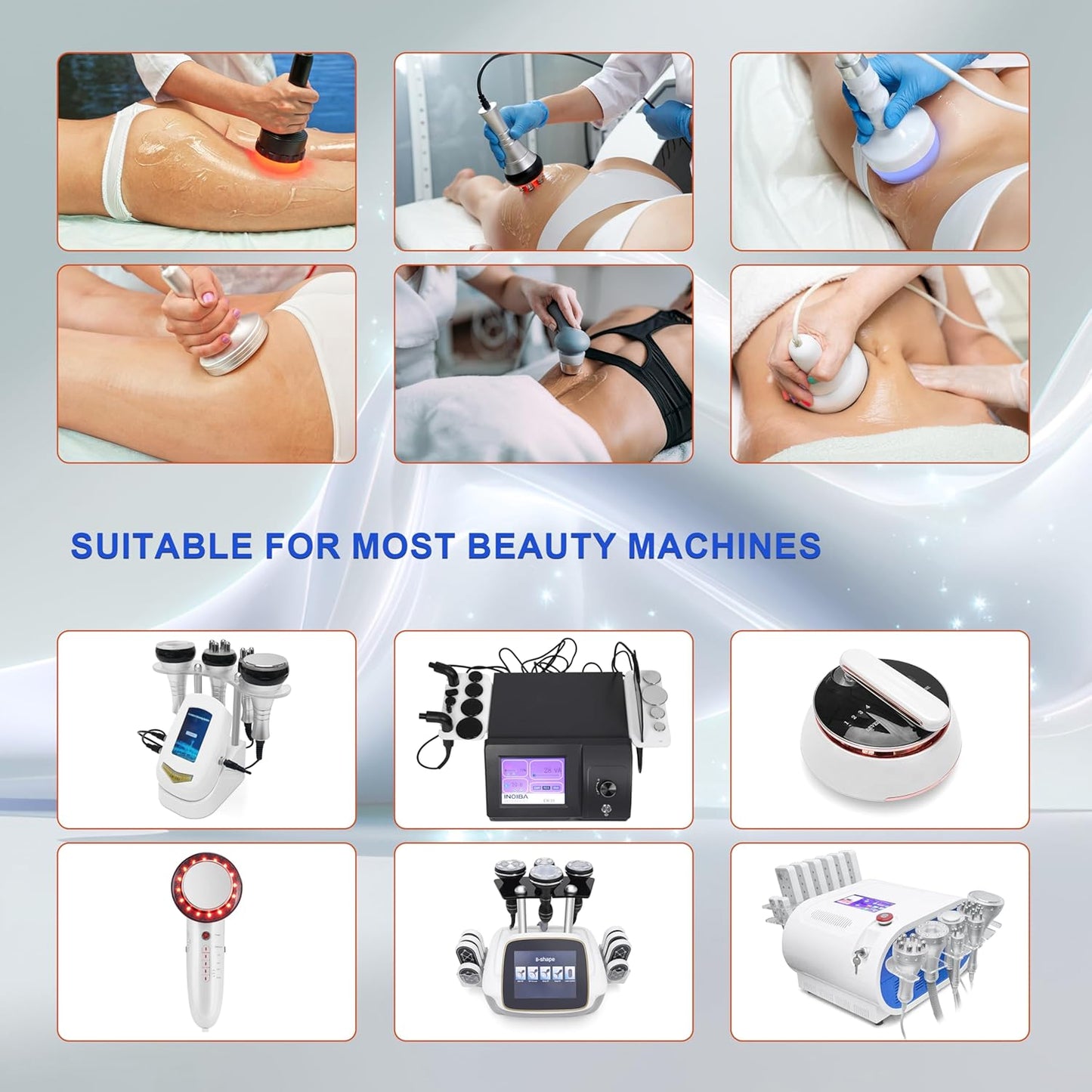 Elitzia 2 Pcs Gel for Body Facial Care Beauty Machine ETMCA02 (Facial Gel)