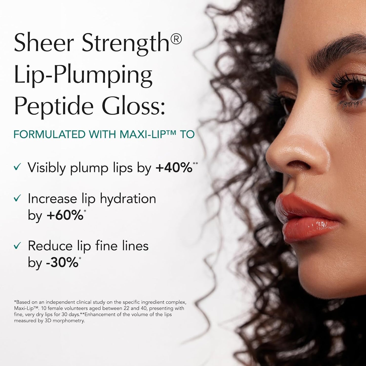 Thrive Causemetics Sheer Strength Lip Plumping Peptide Gloss, Lip Plumper with Vitamin E, Peptides, Plumps, Smooths & Hydrates Lips, High Shine, Vegan & Cruelty Free, Bamby (Pink Golden Shimmer)