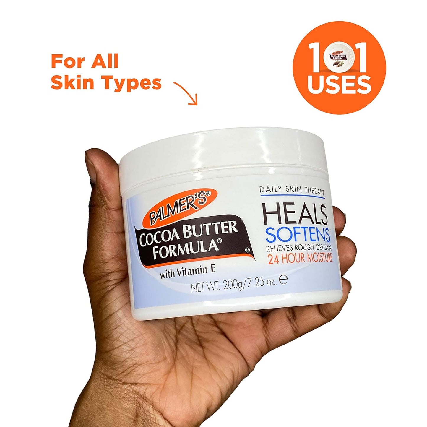 Palmer’s Cocoa Butter Formula Daily Skin Therapy, Solid Formula, 7.25 Ounces (Pack of 3) .pack