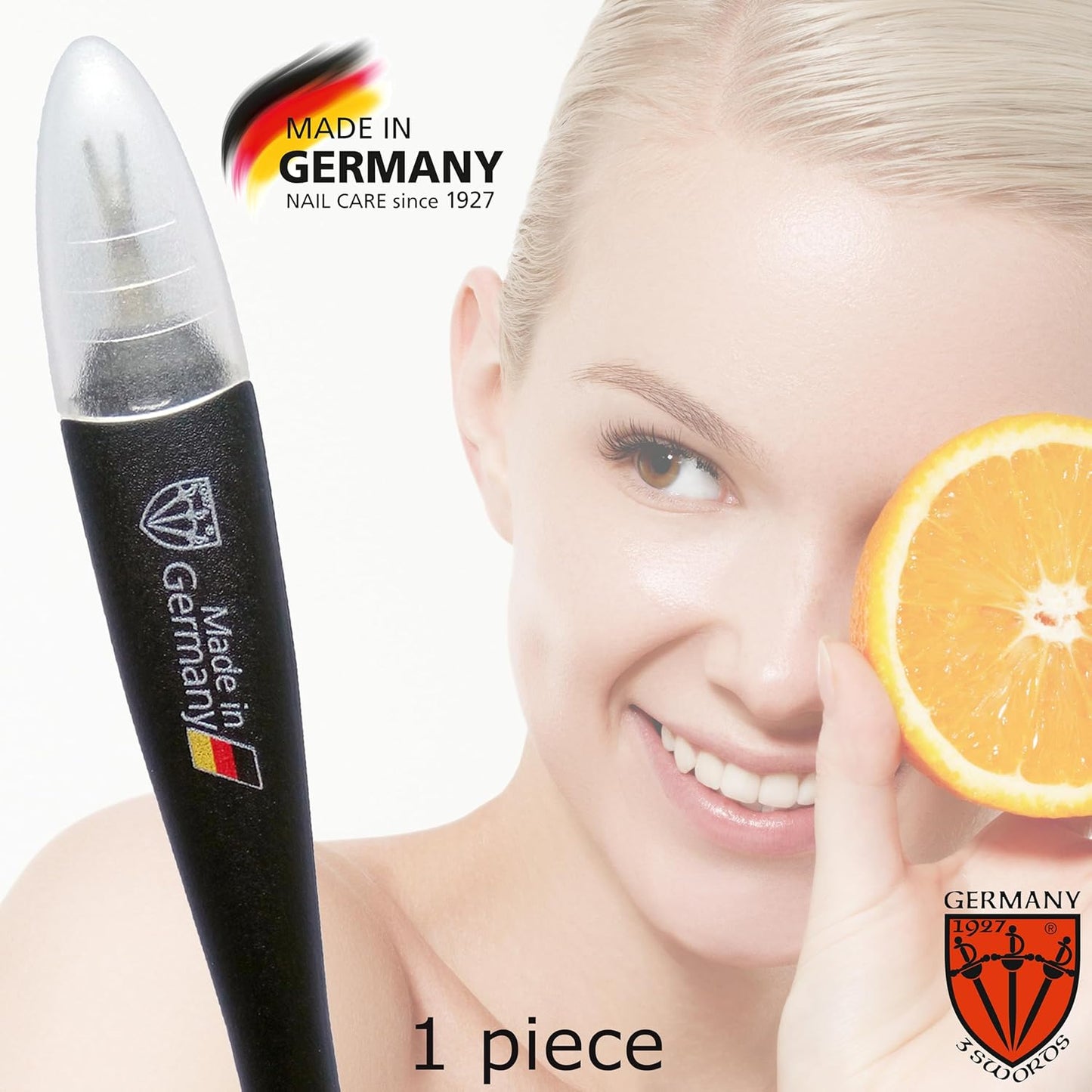 3 Swords Germany - Brand Quality Cuticle Knife Trimmer Remover Cutter (1pc.) Manicure Pedicure Grooming for Professional Finger & Toe Nail Care by 3 Swords, Made in Solingen Germany