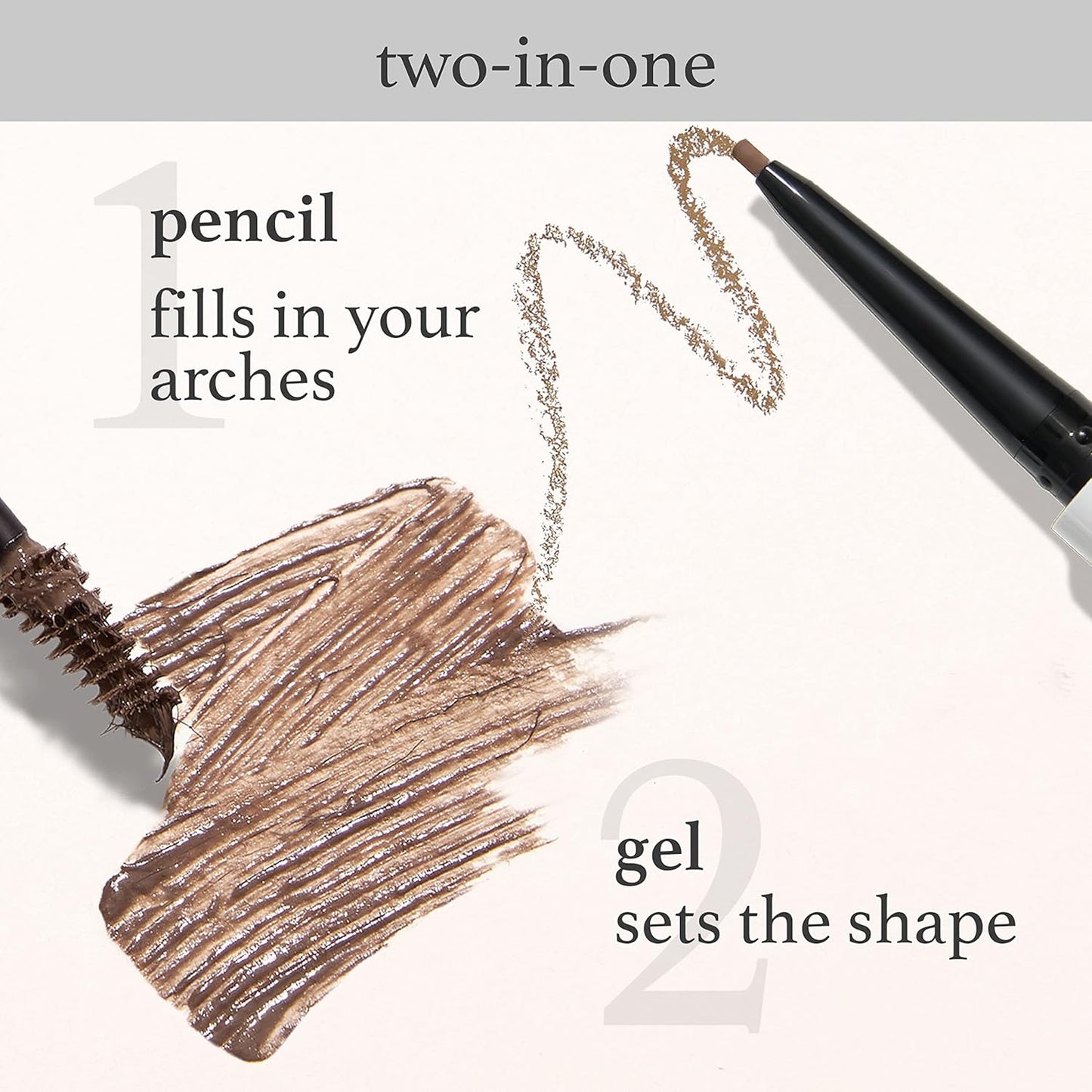 Julep Brow 101 Sculpting Pencil & Tinted Brow Gel Set - Dual-Ended Eyebrow Tool with Brush and Precision Tip - Long-Lasting, Waterproof Formula for Perfectly Defined and Tinted Brows -Dark Brown
