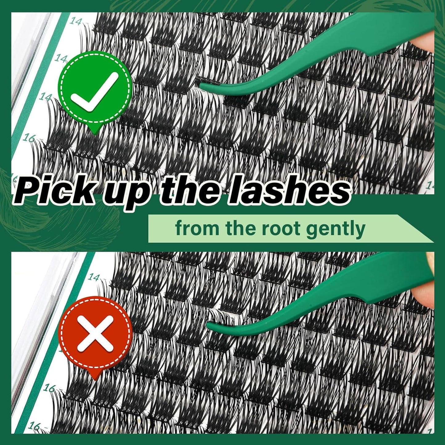 Lash Clusters 144pcs Individual Lashes D Curl 14mm Eyelash Clusters KEYYOU Air Touch Cluster Lashes Super Lightweight Soft Wispy Comfortable Easy DIY at Home(Air03-D-14mm)