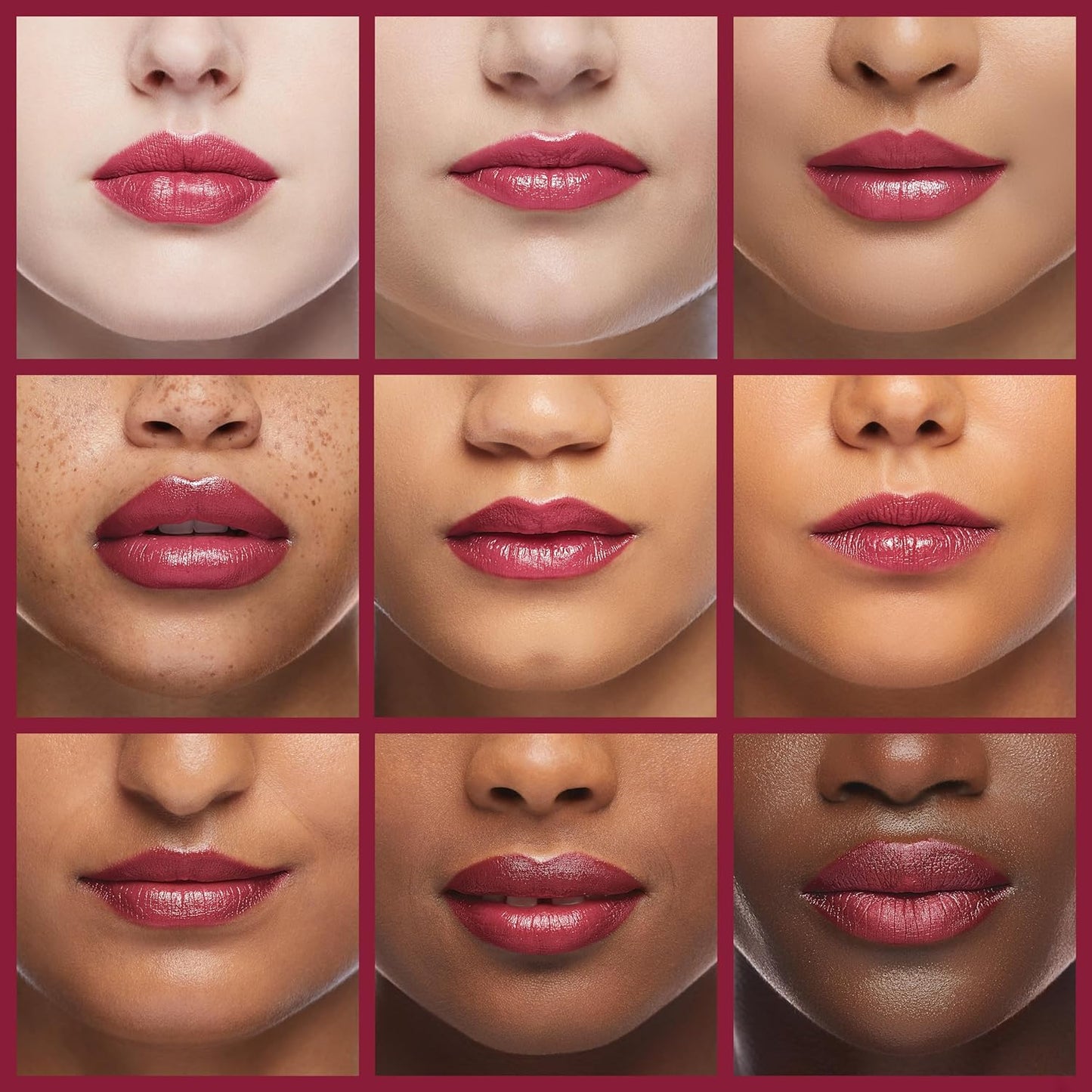 Henné Organics Luxury Lip Tint - Moisturizing, Sheer Natural Color - Blissful (Raspberry)