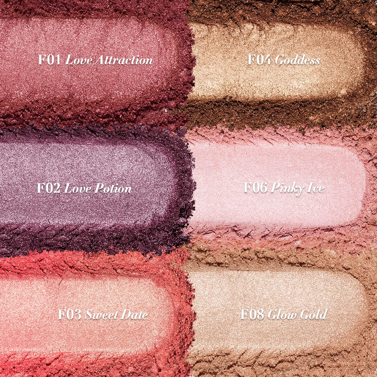 Oulac Luminous Blush Makeup Glow Coral Gold|Subtle Shimmery Creamy Powdery Blush Highlighter Cheek| Pigmented&Blendable | Light to Medium Skin Tone| Vegan & Cruelty-Free| 4.8g F03 Sweet Date