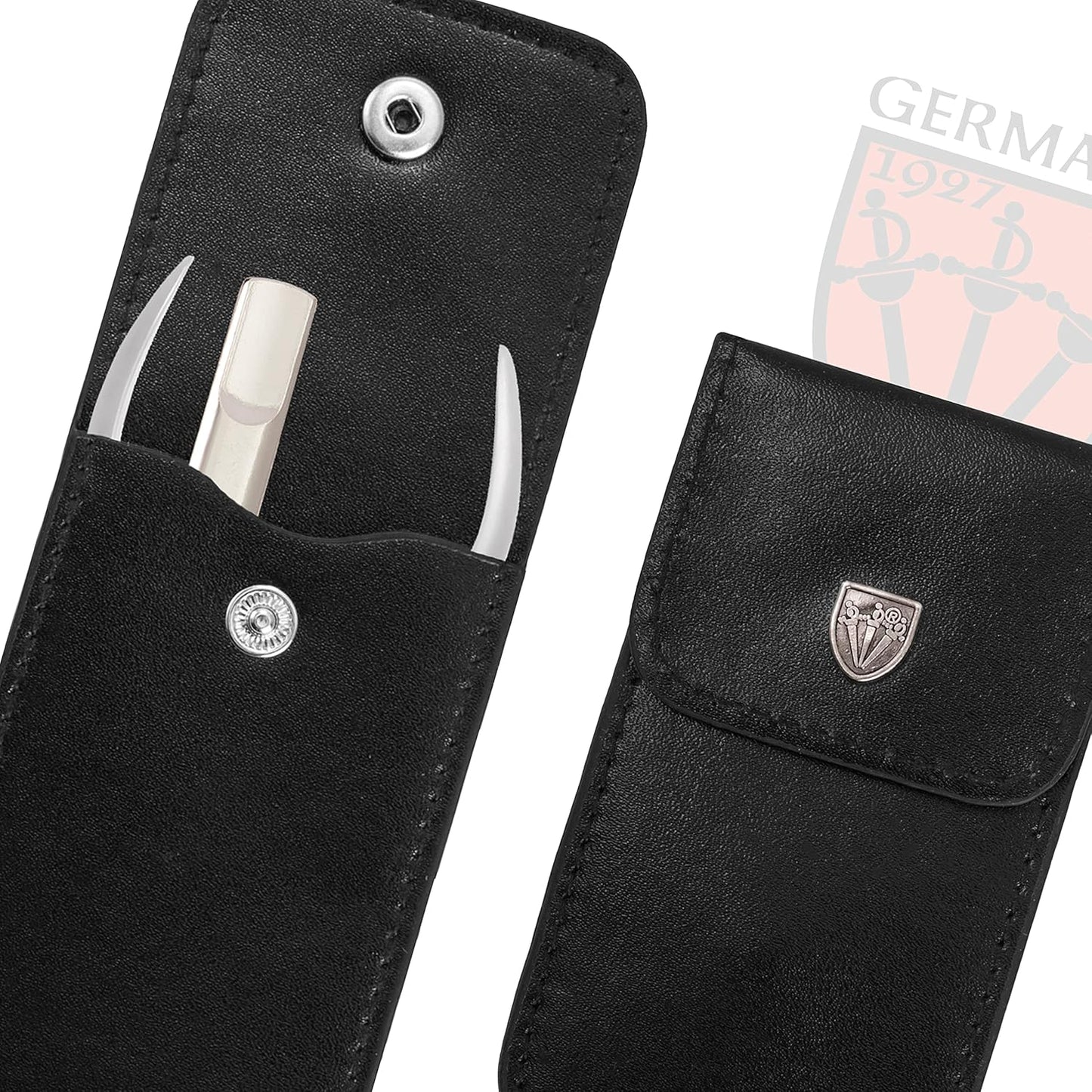 3 Swords Germany – brand quality stainless CUTICLE SKIN NIPPERS - REMOVER - CUTTER manicure pedicure grooming for professional fingernail & toenail care by 3 Swords