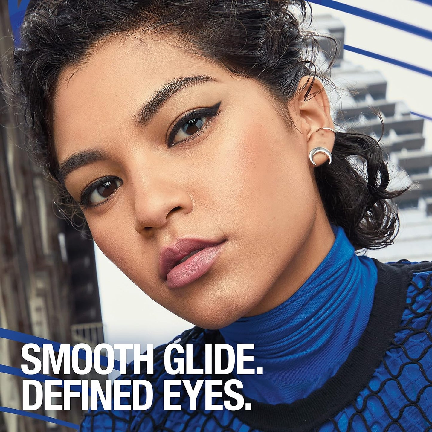 Maybelline Unstoppable Waterproof Mechanical Blue Eyeliner Pencil, Easy to Apply, Smooth Glide, Up to 24 Hour Wear, Sapphire, Pack of 2